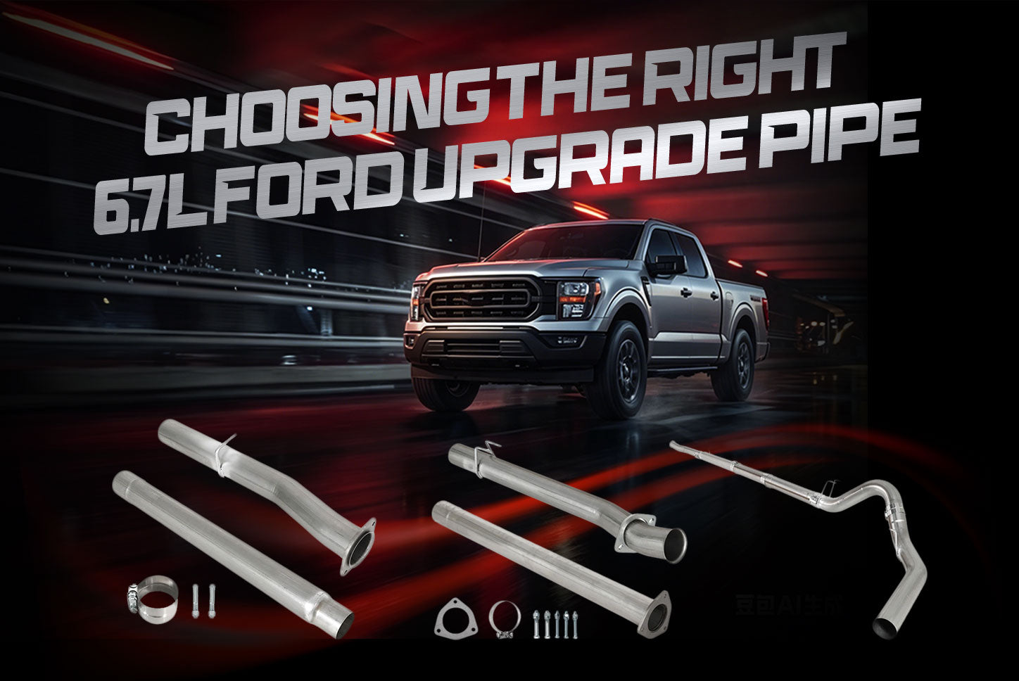 Choosing the Right 6.7L Ford Delete Pipe: Stainless vs. Aluminized Steel?