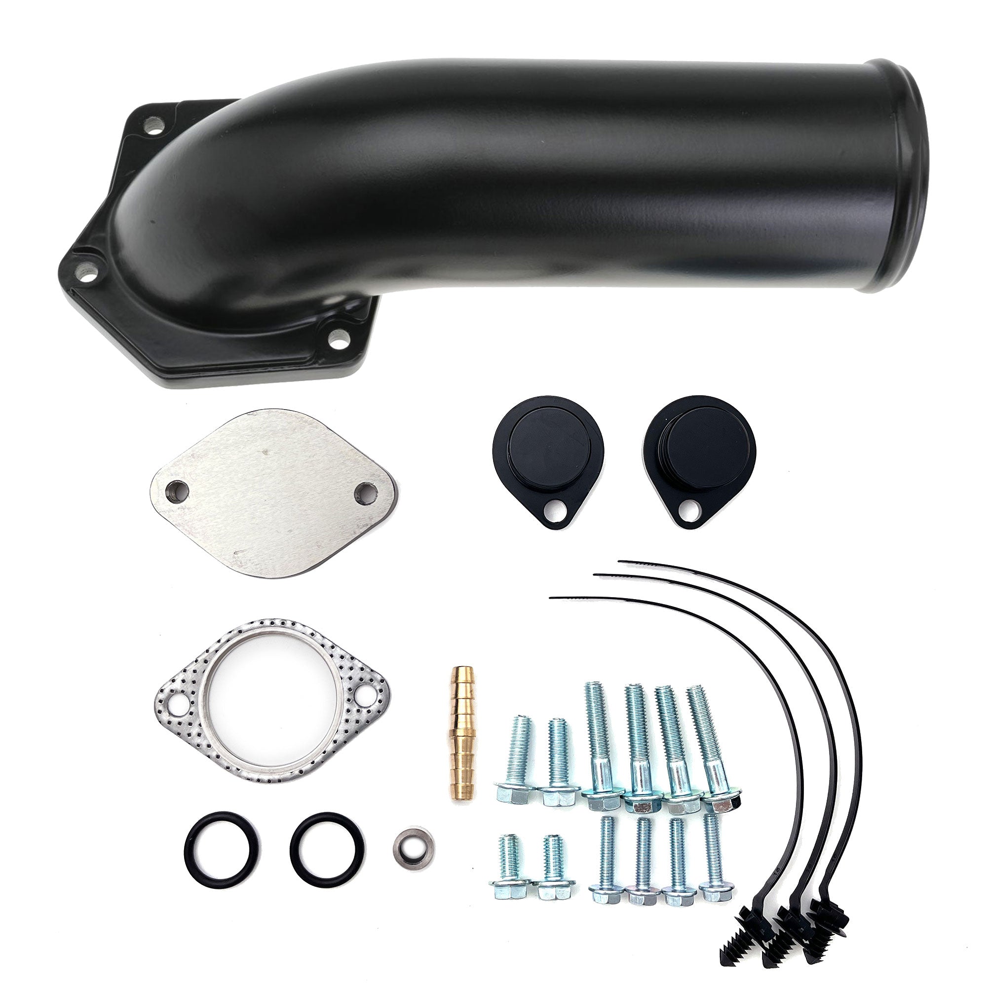 4" DPF Delete Pipe/EGR Delete | 2008-2010 Ford Powerstroke 6.4L