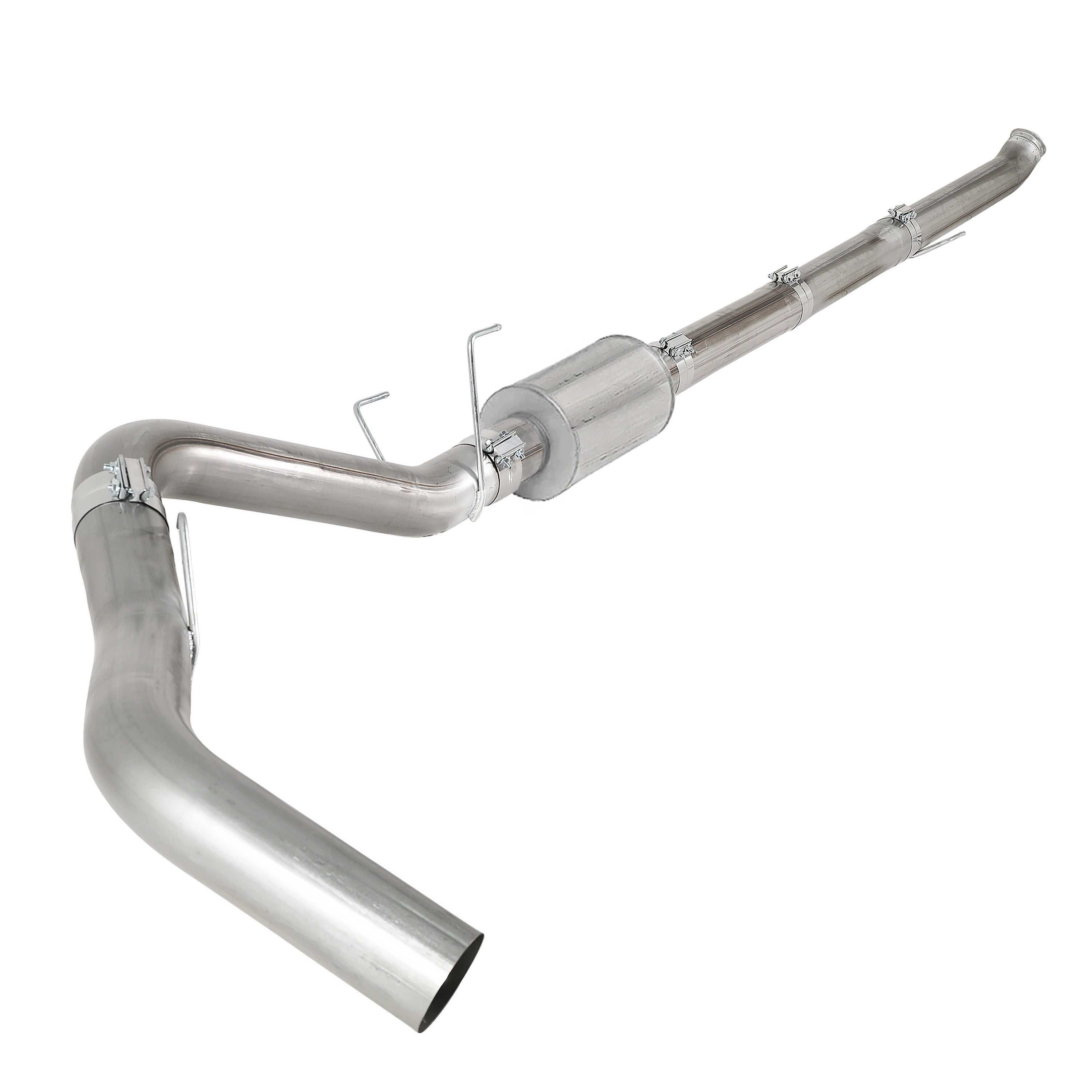 4"/5" DPF Delete Pipe (With Muffler) | 2019-2024 Ram Cummins 6.7L
