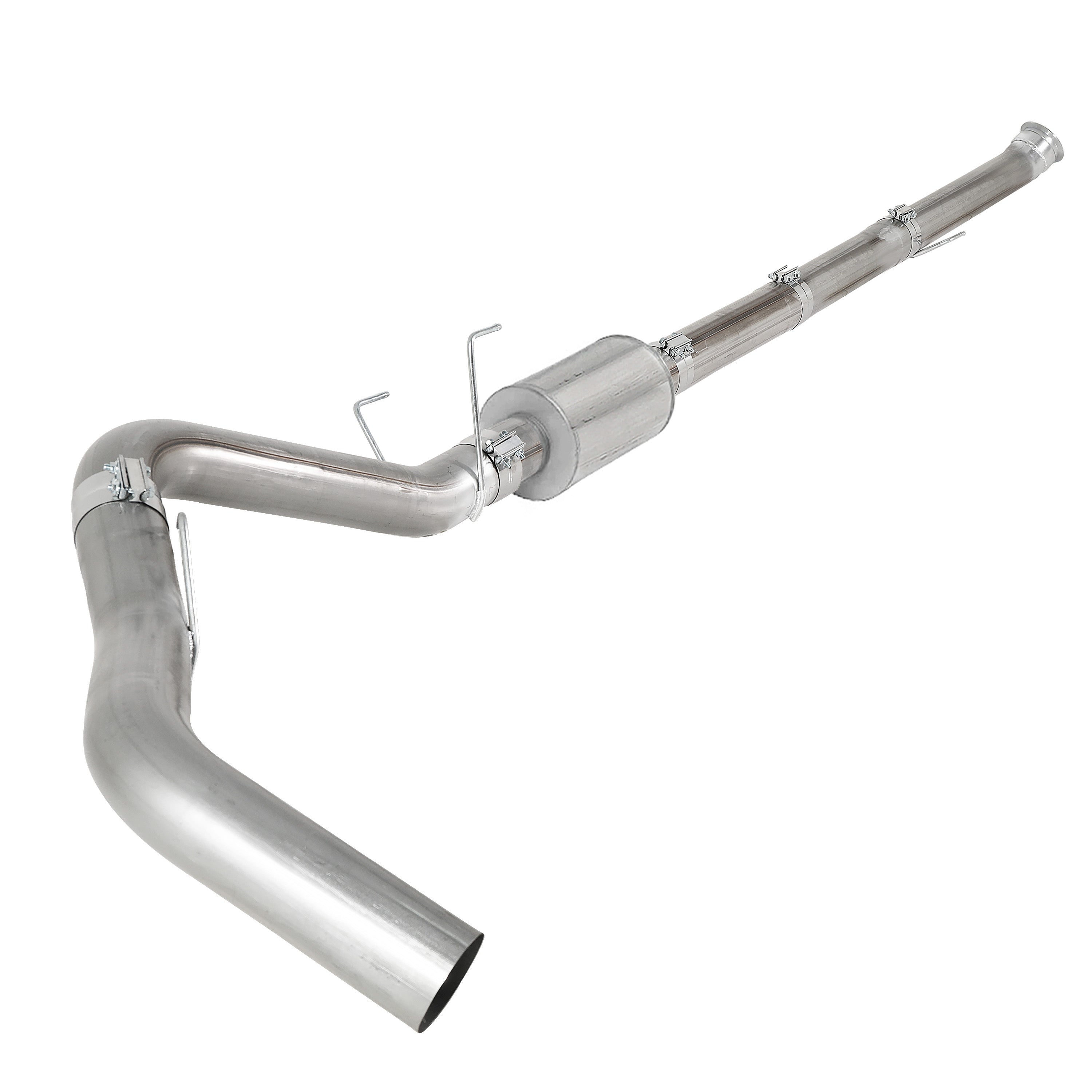 4"/5" DPF Delete Pipe (With Muffler) | 2019-2024 Ram Cummins 6.7L