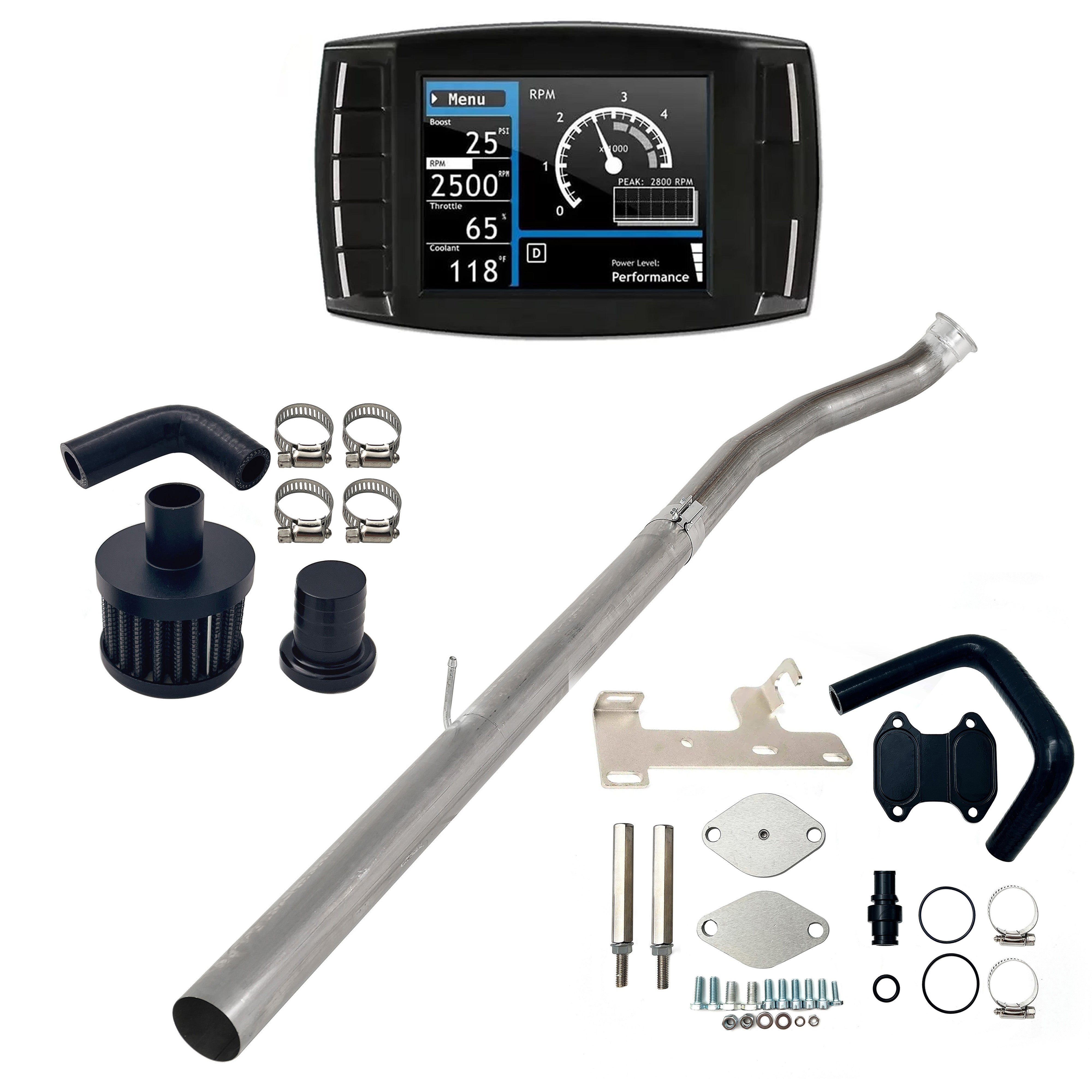 Full Delete Kit 4" DPF/DEF/EGR/CCV | 2010-2012 Ram Cummins 6.7L