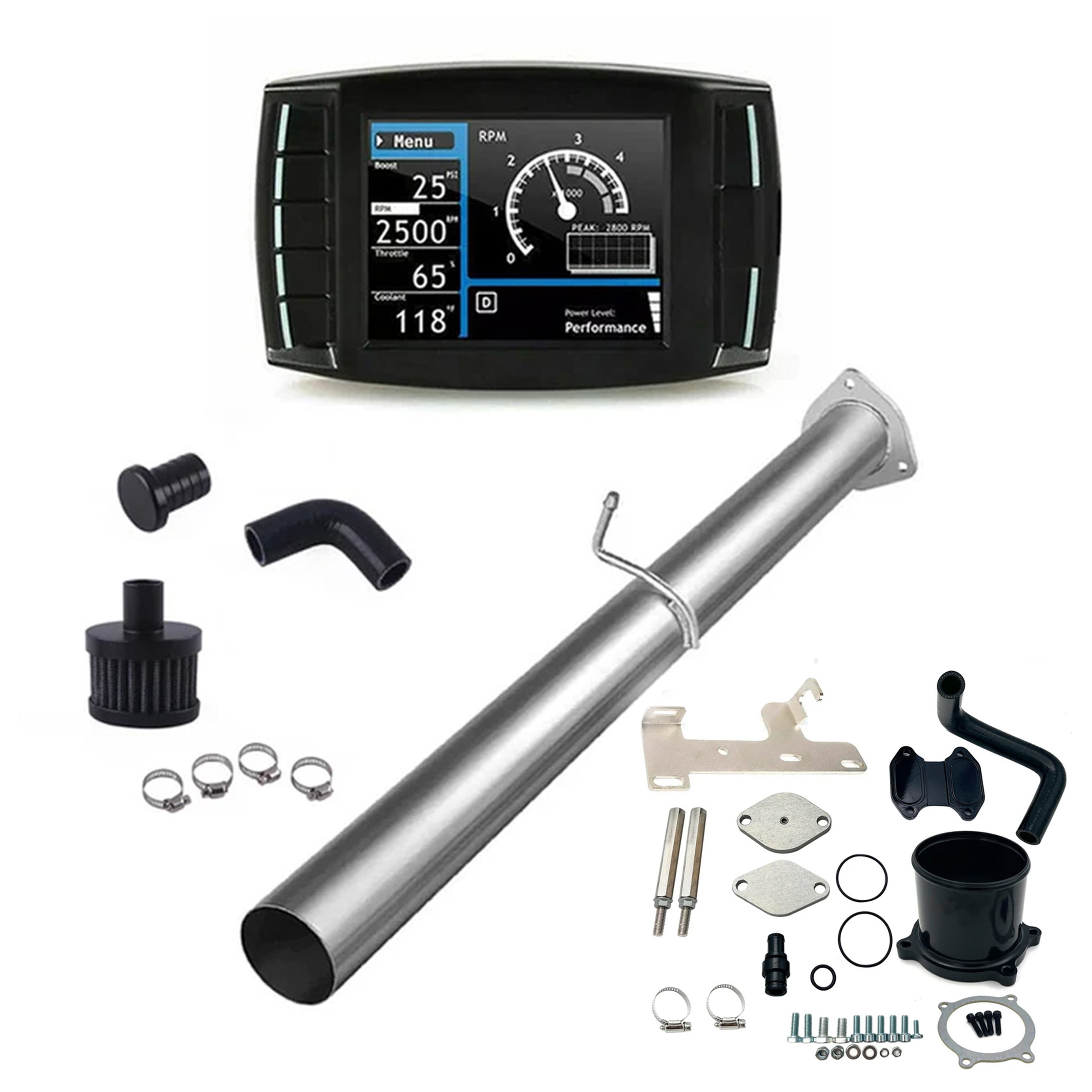 Full Delete Kit 4" DPF/DEF/EGR/CCV | 2010-2012 Ram Cummins 6.7L