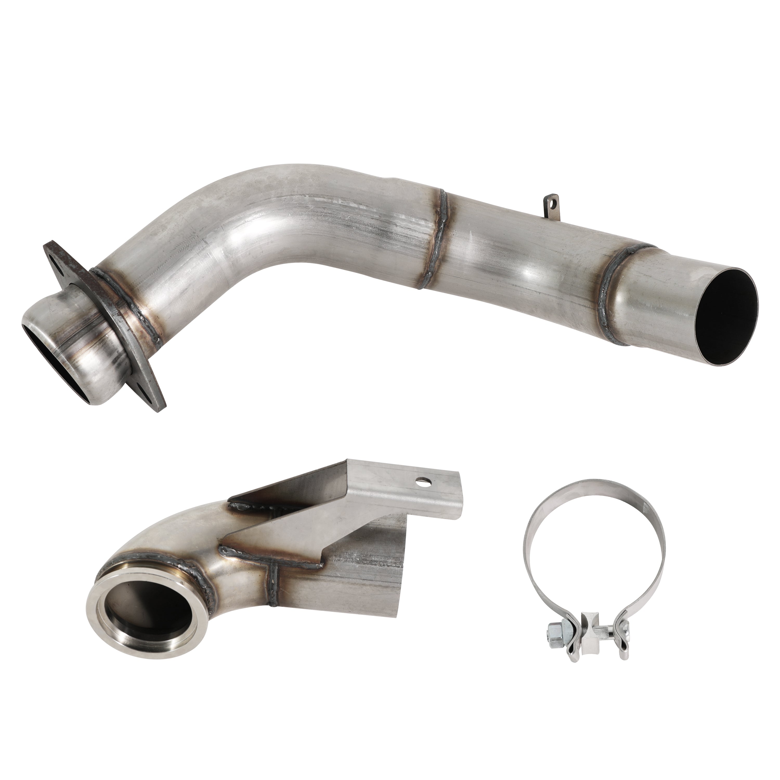 4" downpipe Exhaust| 2015-2019 Ford Powerstroke 6.7L