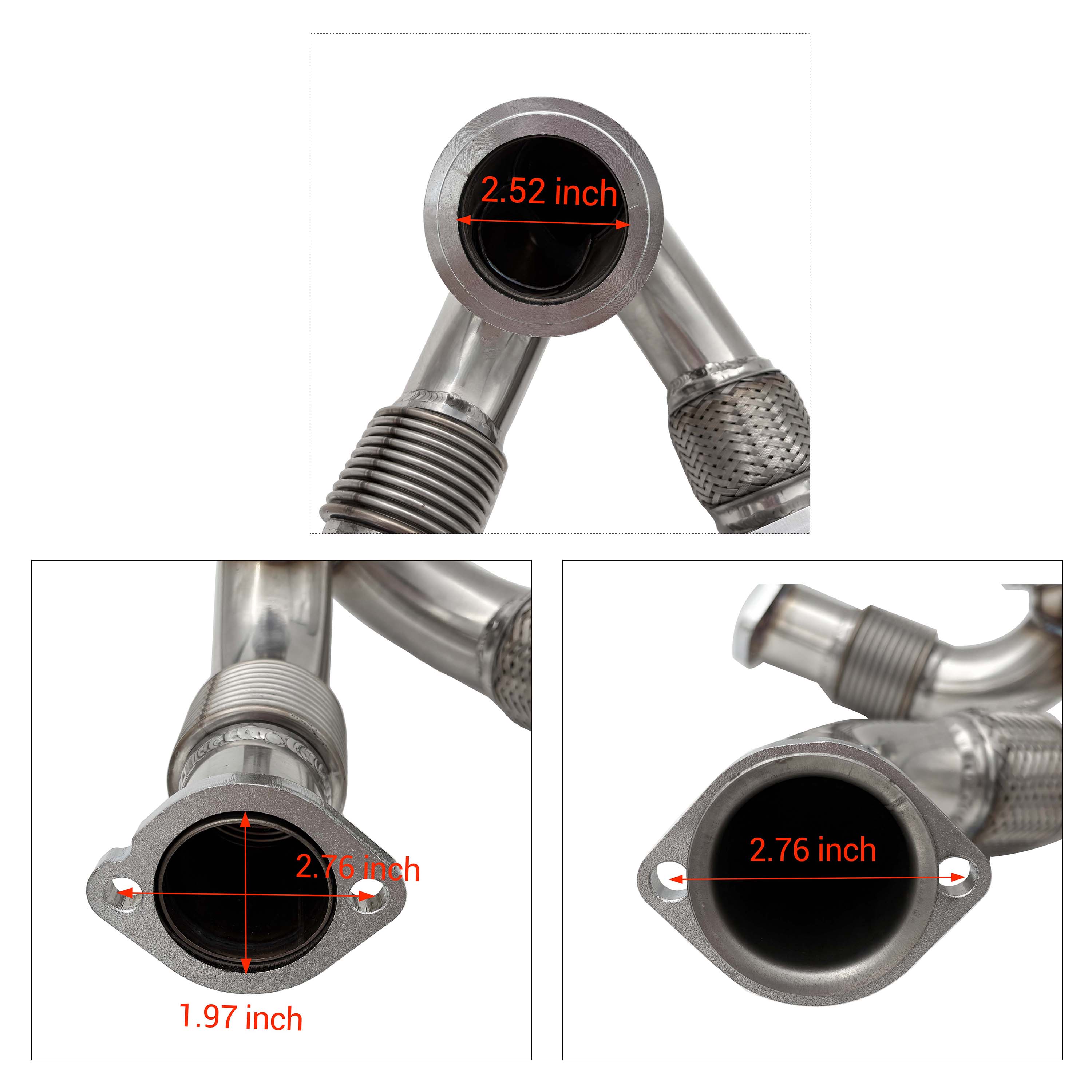 EGR Delete Kit | Exhaust Up/Y-Pipe | 2003-2007 Ford Powerstroke 6.0L