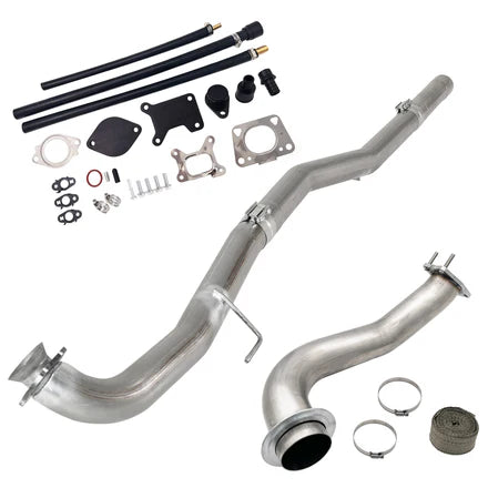 3.5" Downpipe | 4″DPF Pipe | EGR Delete | 2017-2023 GM/Chevy Duramax L5P 6.6L