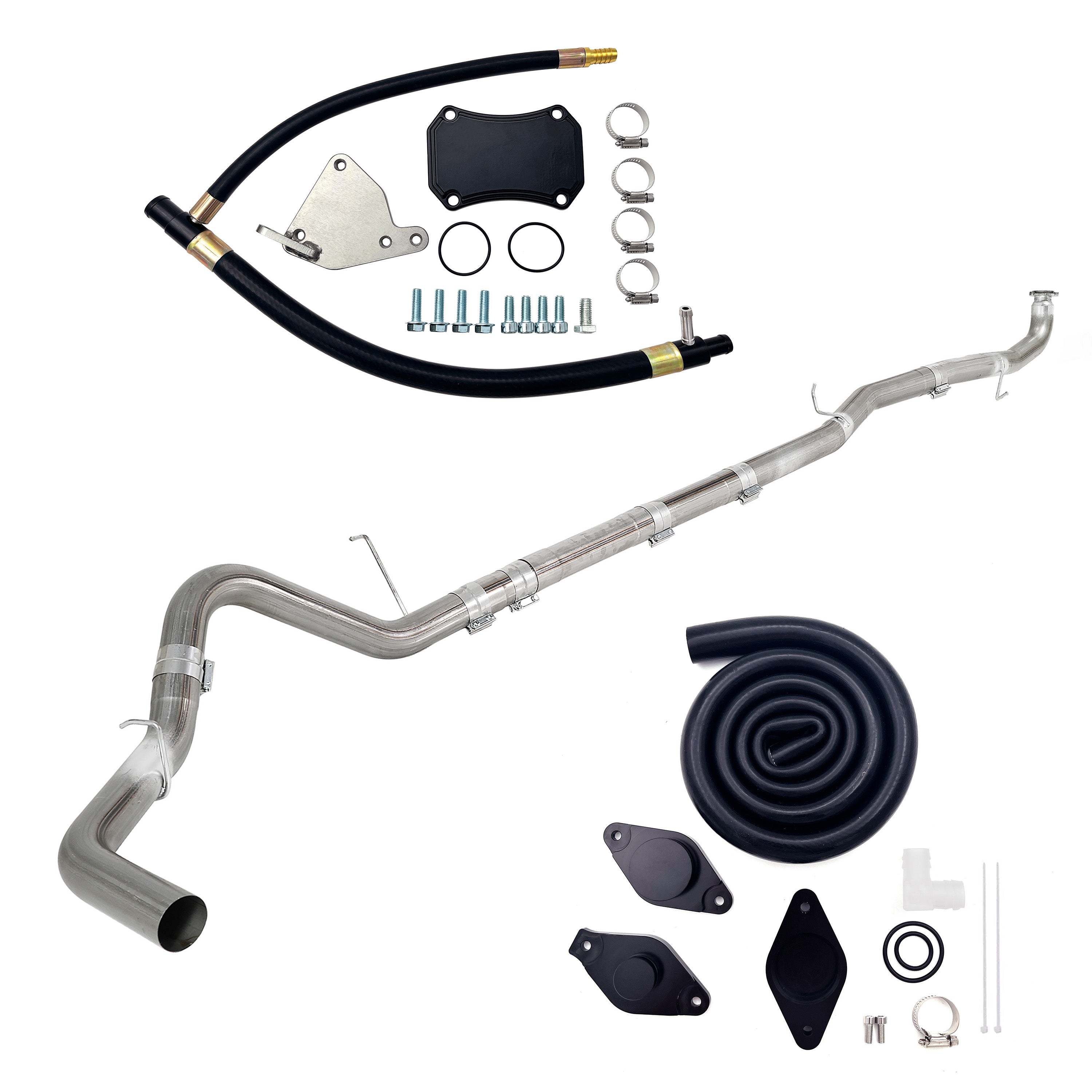 4" DPF/CCV/EGR Delete Kit | 2015.5-2016 GM/Chevy Duramax LML 6.6L