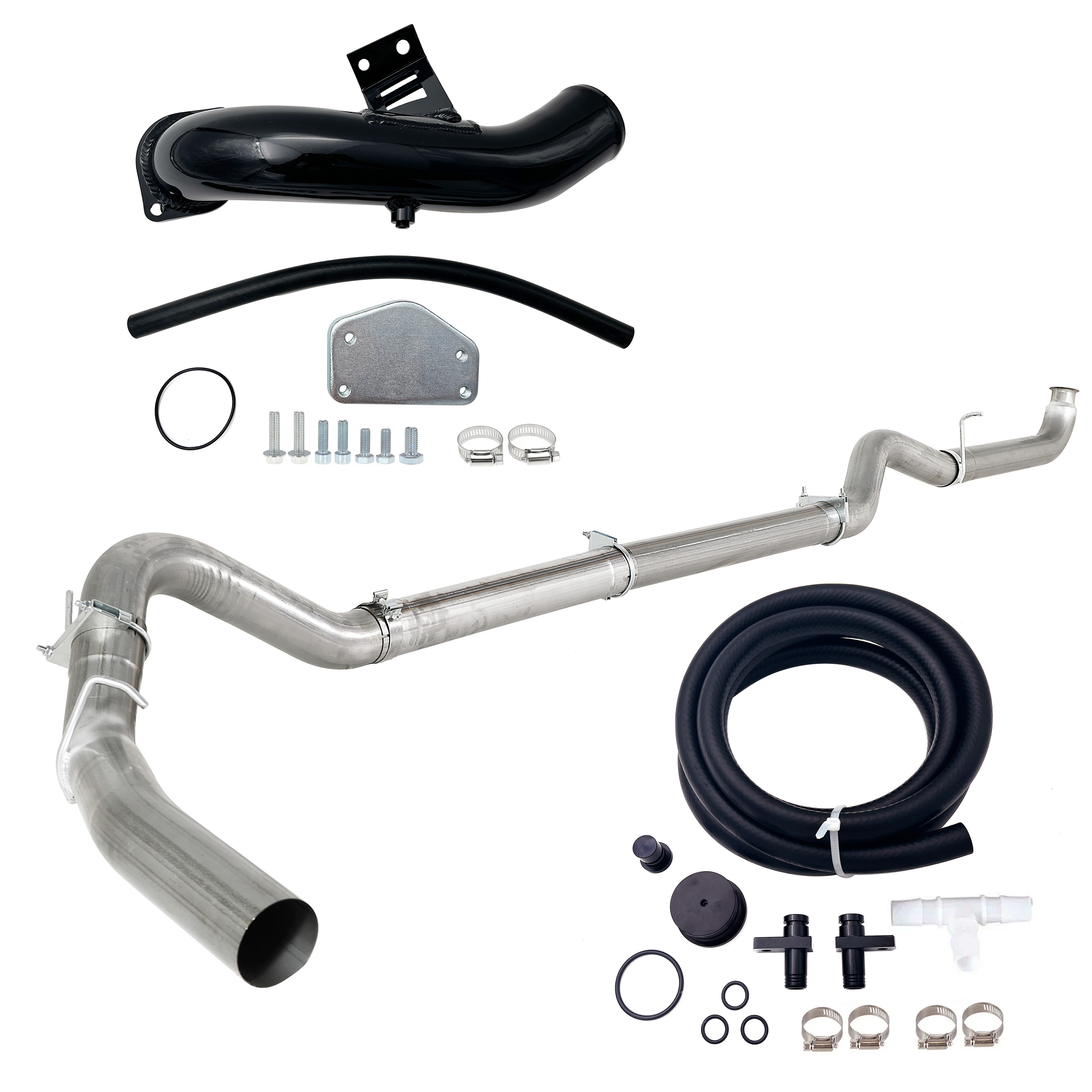 4" DPF/CCV/EGR Delete Kit | 2004-2005 GM/Chevy Duramax LLY 6.6L
