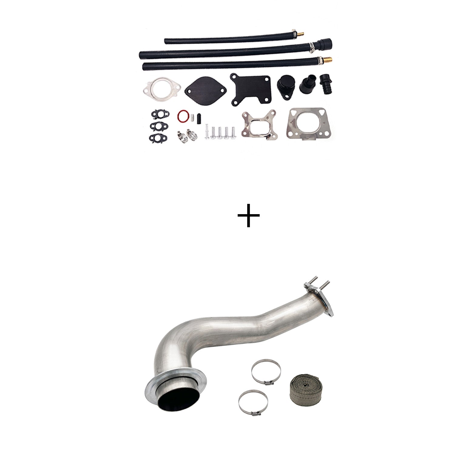 Full Delete Kit 4"/5"DPF/EGR/CCV/Downpipe| 2017-2023 GM/Chevy Duramax 6.6L