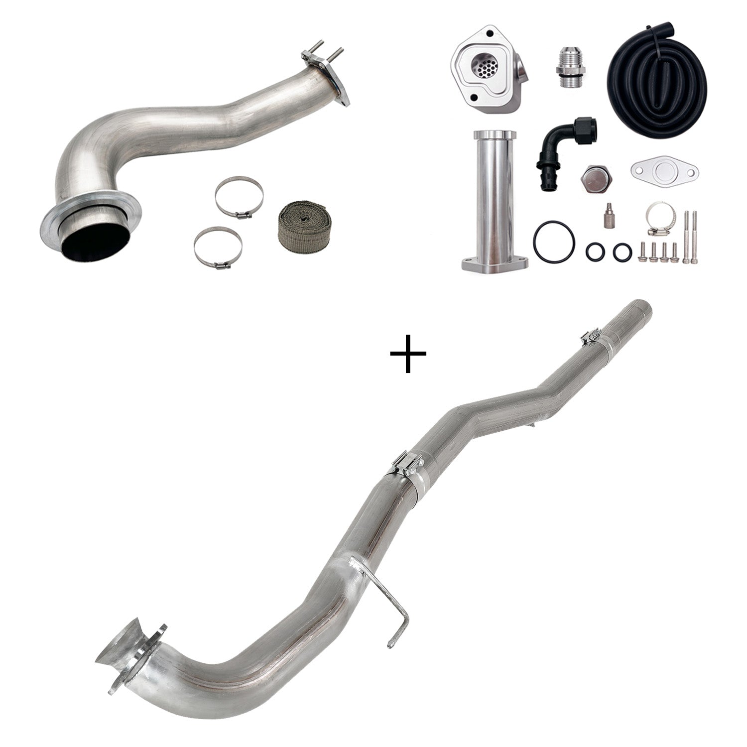 Full Delete Kit 4"/5"DPF/EGR/CCV/Downpipe| 2017-2023 GM/Chevy Duramax 6.6L