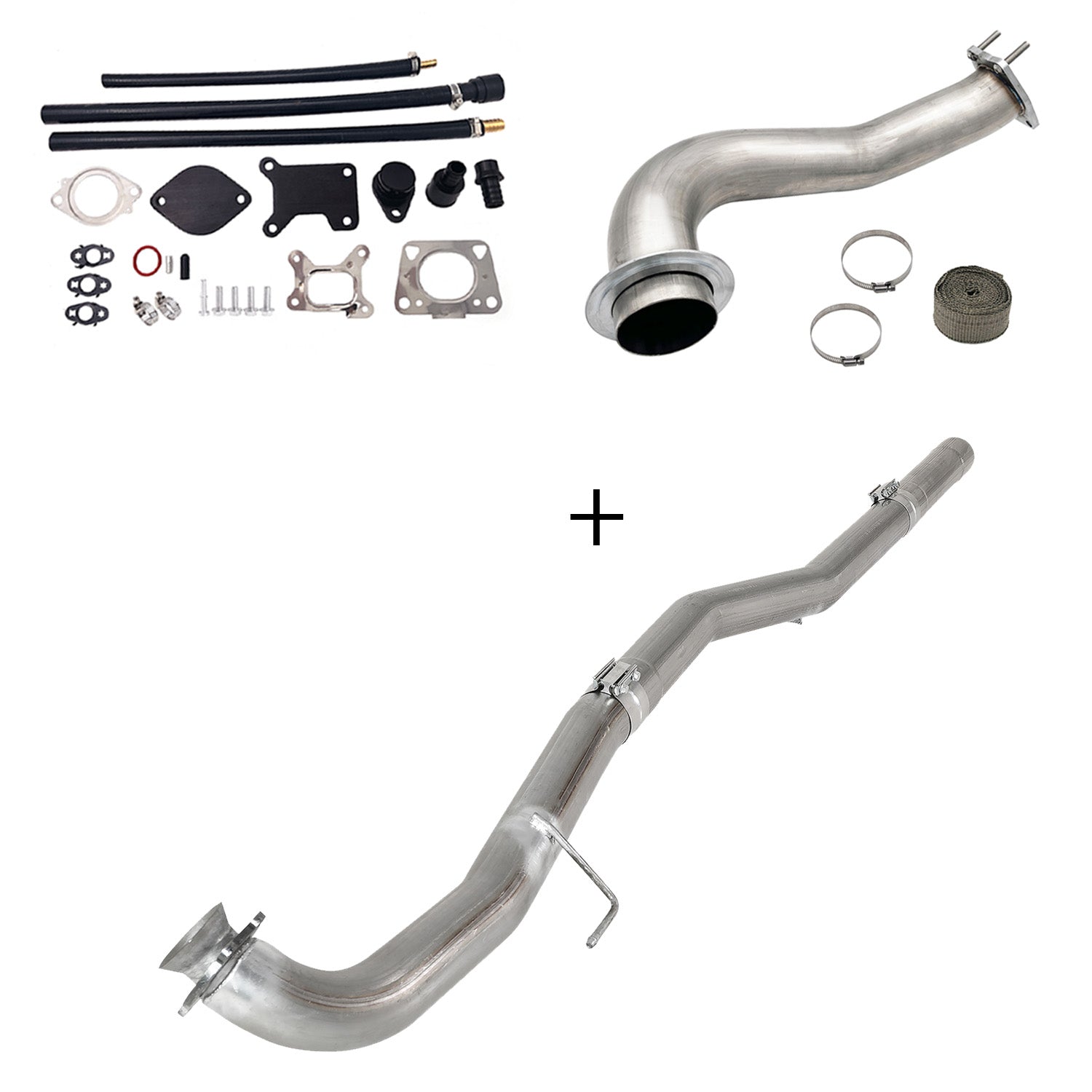 Full Delete Kit 4"/5"DPF/EGR/CCV/Downpipe| 2017-2023 GM/Chevy Duramax 6.6L