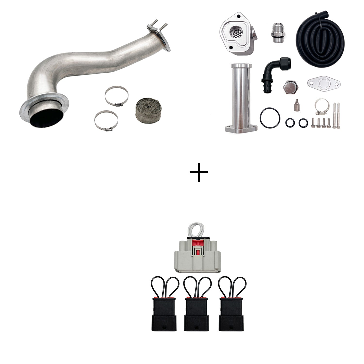 Full Delete Kit 4"/5"DPF/EGR/CCV/Downpipe| 2017-2023 GM/Chevy Duramax 6.6L