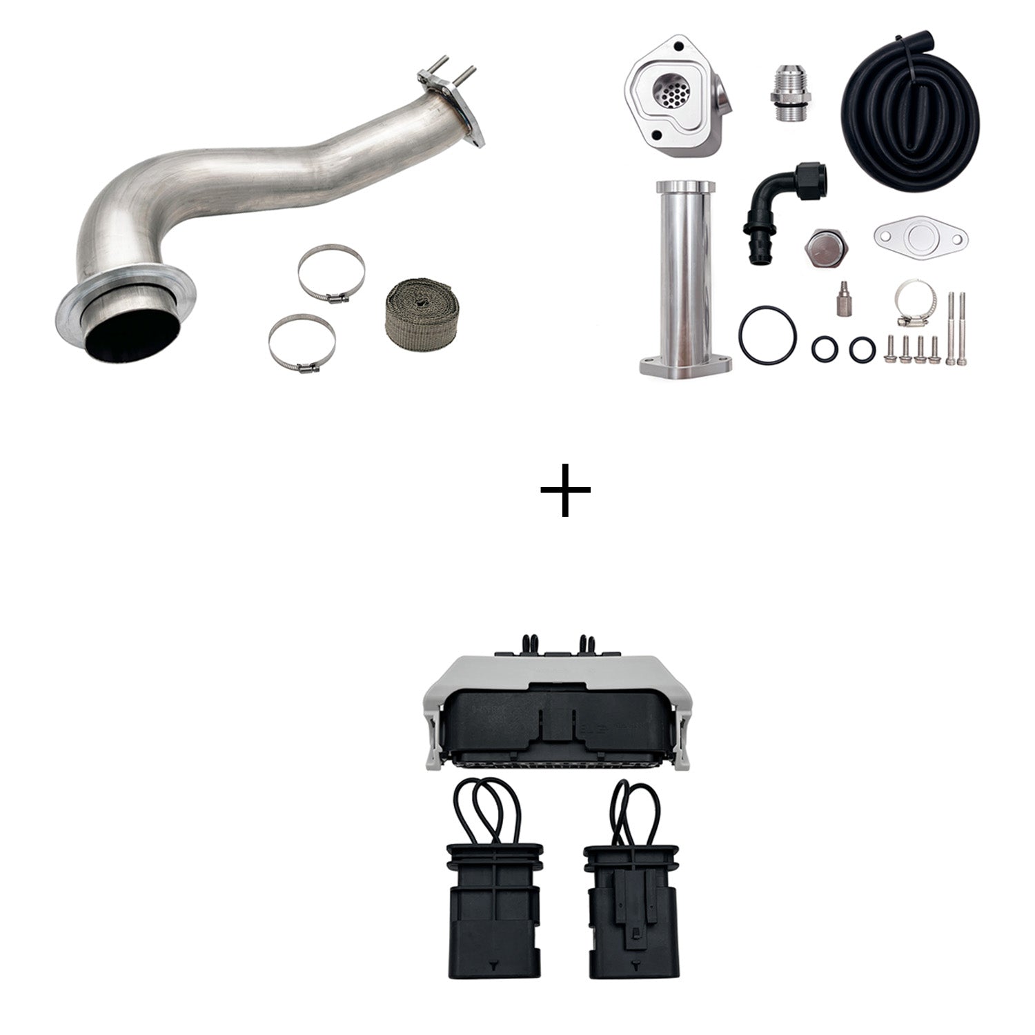 Full Delete Kit 4"/5"DPF/EGR/CCV/Downpipe| 2017-2023 GM/Chevy Duramax 6.6L