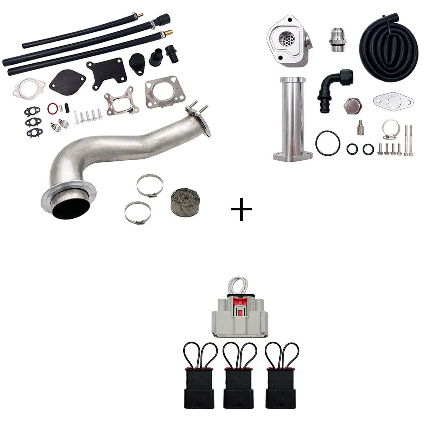 Full Delete Kit 4"/5"DPF/EGR/CCV/Downpipe| 2017-2023 GM/Chevy Duramax 6.6L