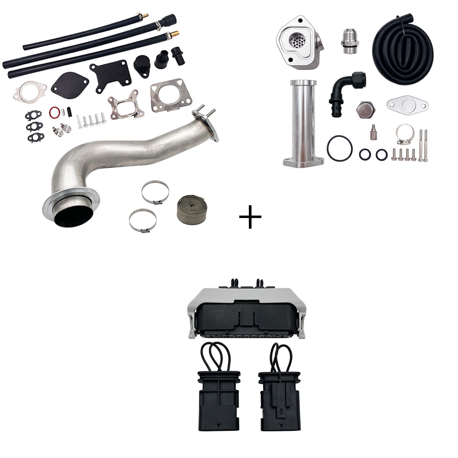 Full Delete Kit 4"/5"DPF/EGR/CCV/Downpipe| 2017-2023 GM/Chevy Duramax 6.6L