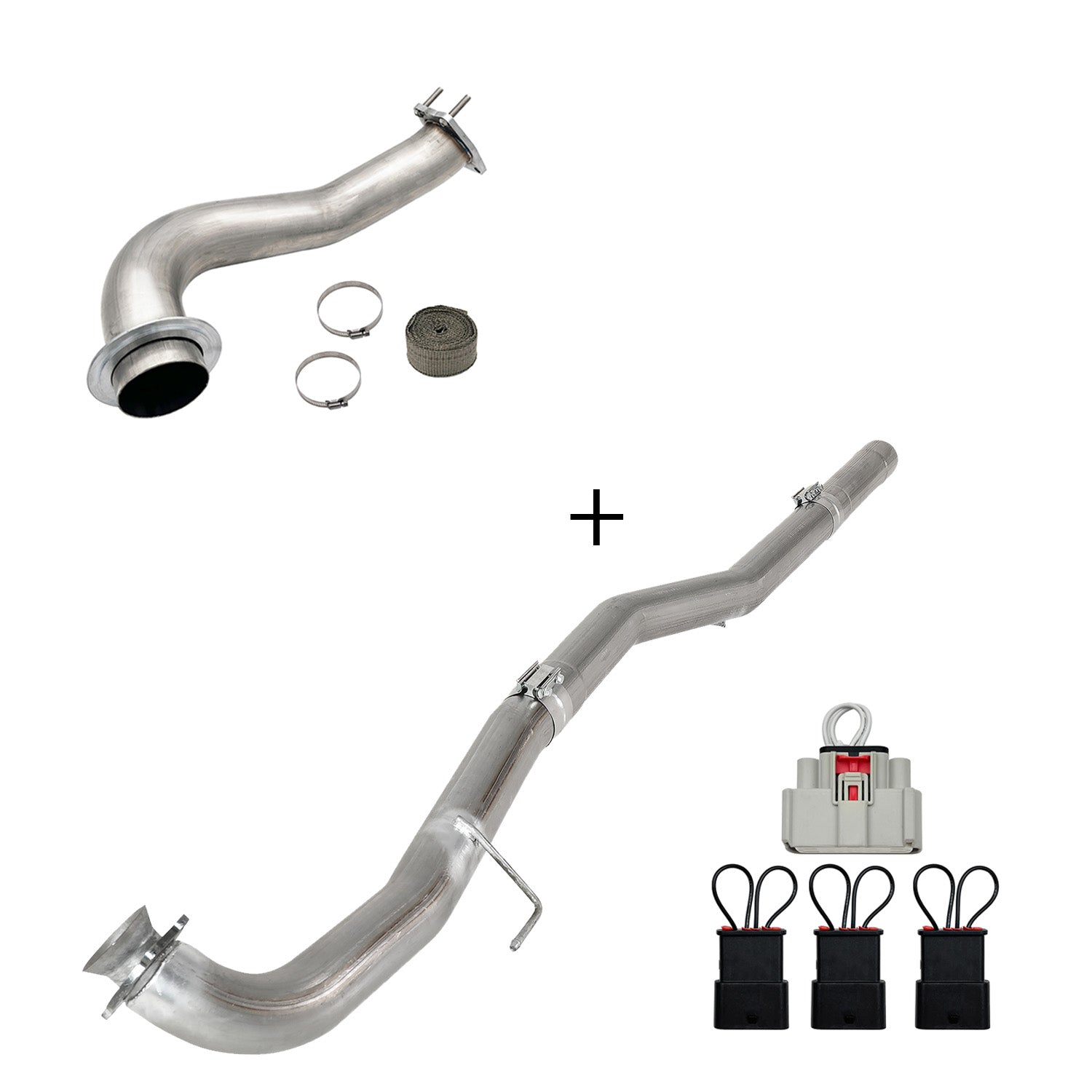 Full Delete Kit 4"/5"DPF/EGR/CCV/Downpipe| 2017-2023 GM/Chevy Duramax 6.6L