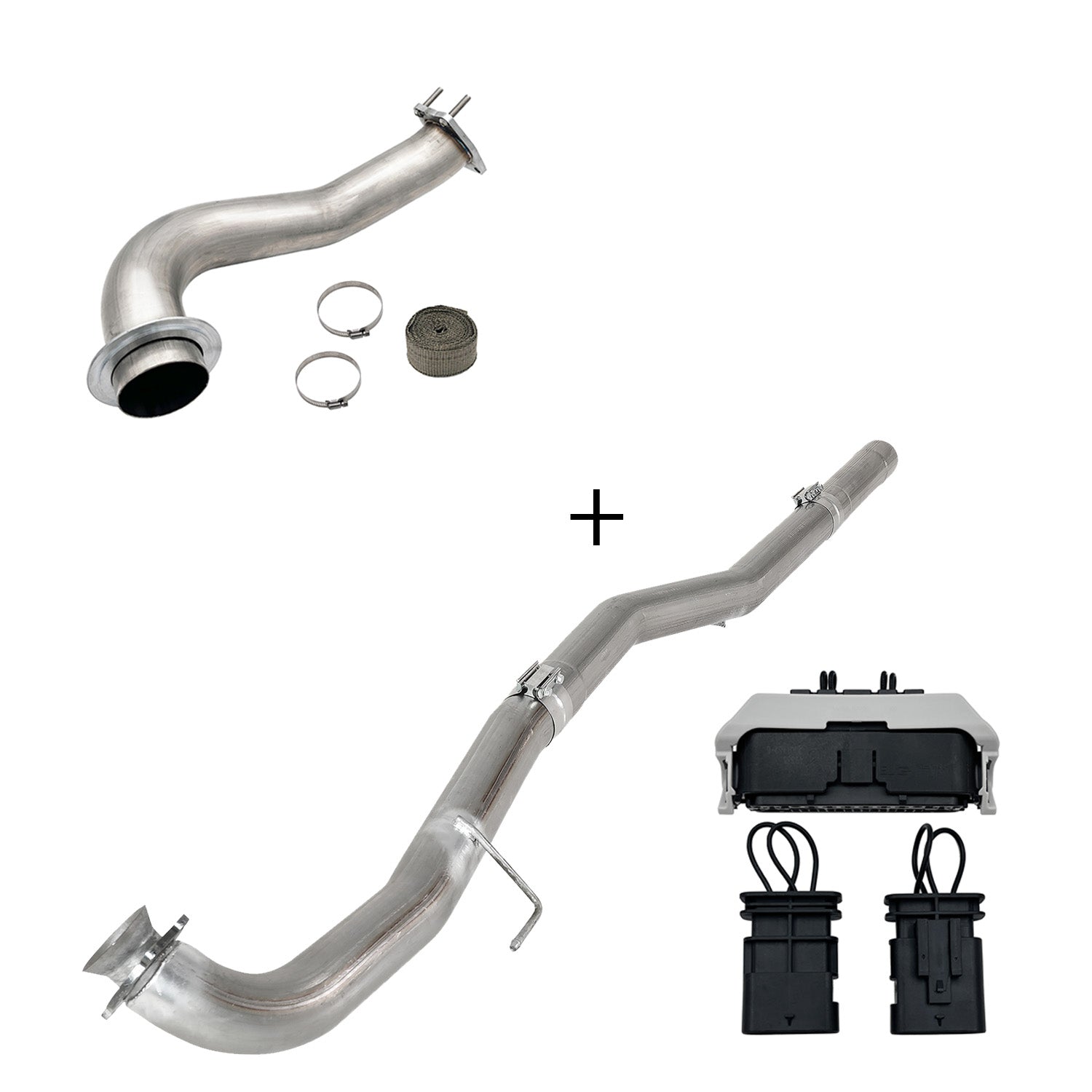 Full Delete Kit 4"/5"DPF/EGR/CCV/Downpipe| 2017-2023 GM/Chevy Duramax 6.6L
