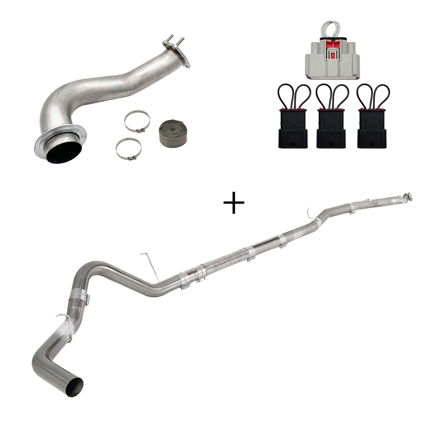 Full Delete Kit 4"/5"DPF/EGR/CCV/Downpipe| 2017-2023 GM/Chevy Duramax 6.6L