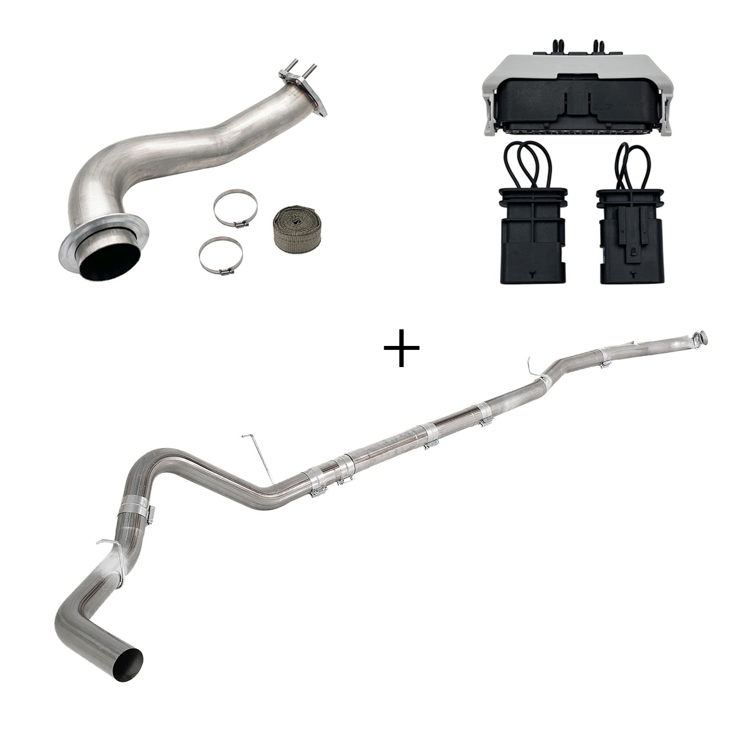 Full Delete Kit 4"/5"DPF/EGR/CCV/Downpipe| 2017-2023 GM/Chevy Duramax 6.6L
