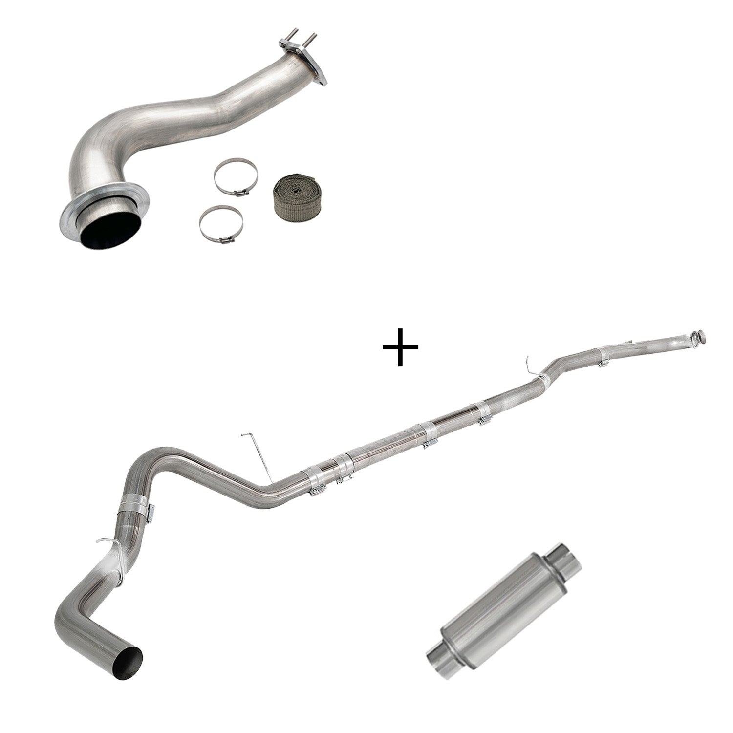 Full Delete Kit 4"/5"DPF/EGR/CCV/Downpipe| 2017-2023 GM/Chevy Duramax 6.6L