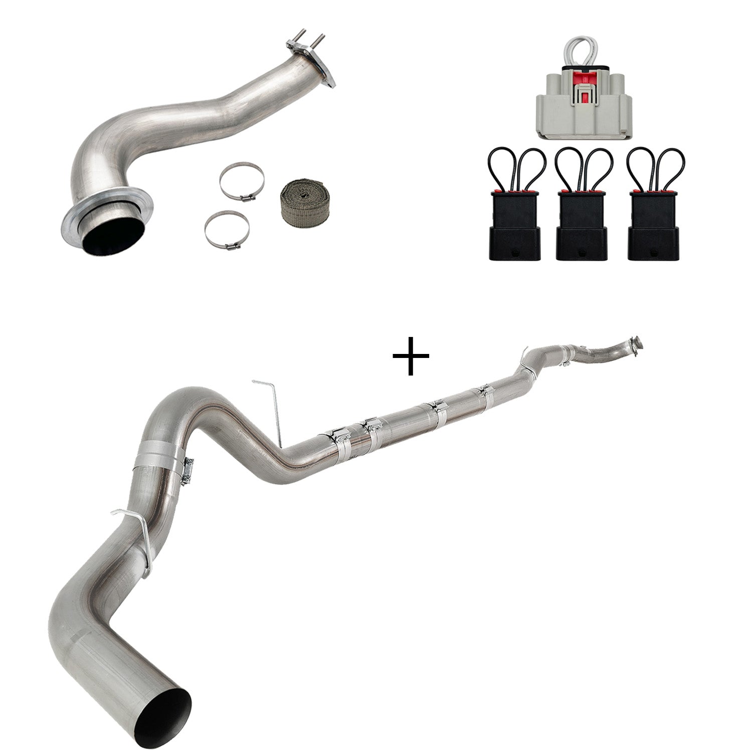 Full Delete Kit 4"/5"DPF/EGR/CCV/Downpipe| 2017-2023 GM/Chevy Duramax 6.6L