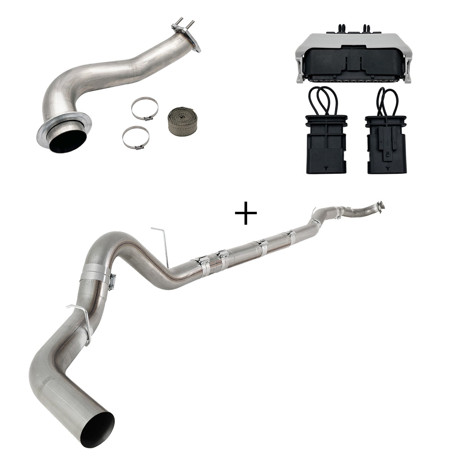 Full Delete Kit 4"/5"DPF/EGR/CCV/Downpipe| 2017-2023 GM/Chevy Duramax 6.6L