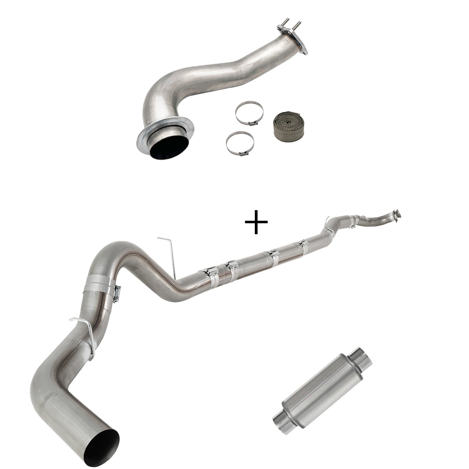 Full Delete Kit 4"/5"DPF/EGR/CCV/Downpipe| 2017-2023 GM/Chevy Duramax 6.6L
