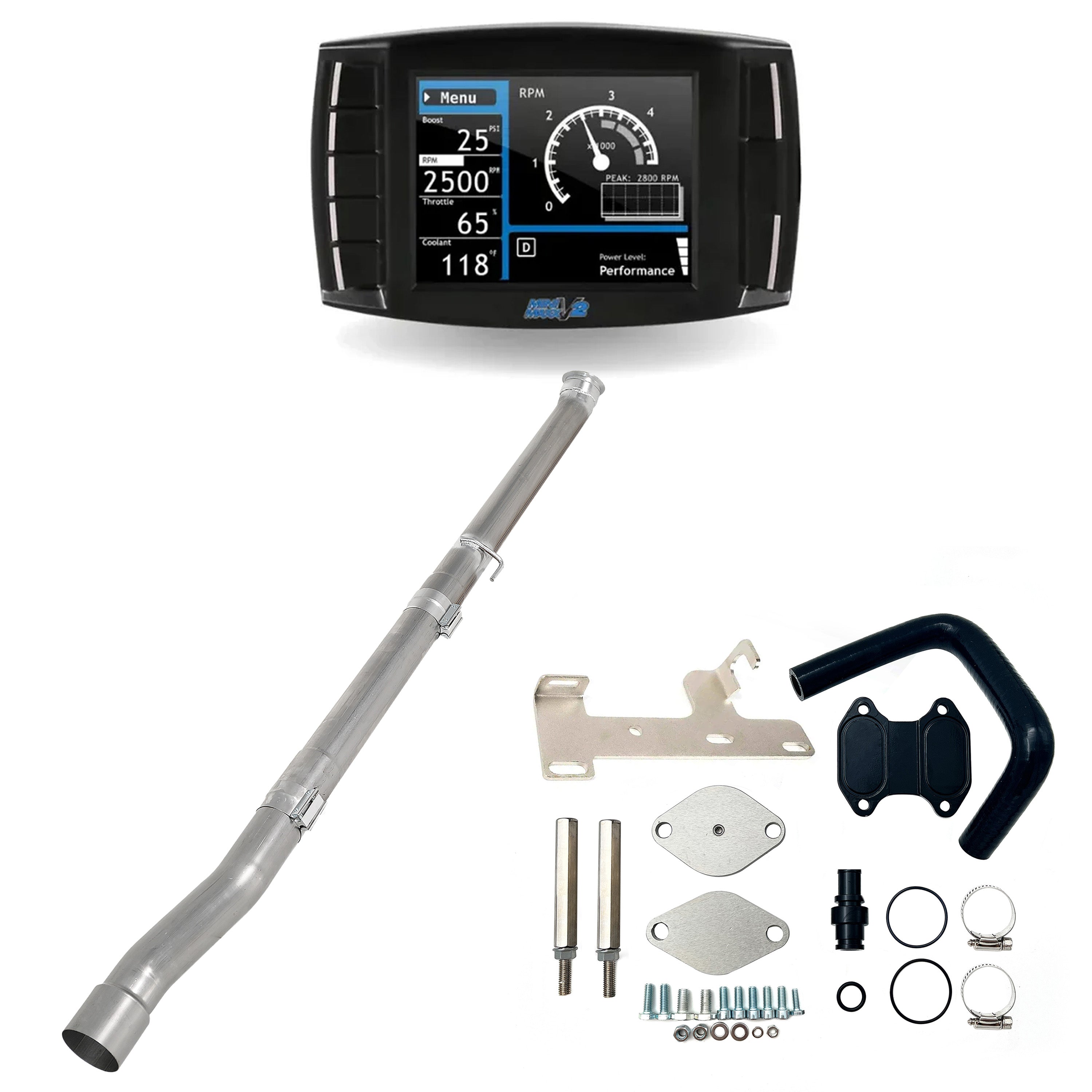 Full Delete Kit 4"/5" DPF/DEF/EGR | 2019-2021 Ram Cummins 6.7L