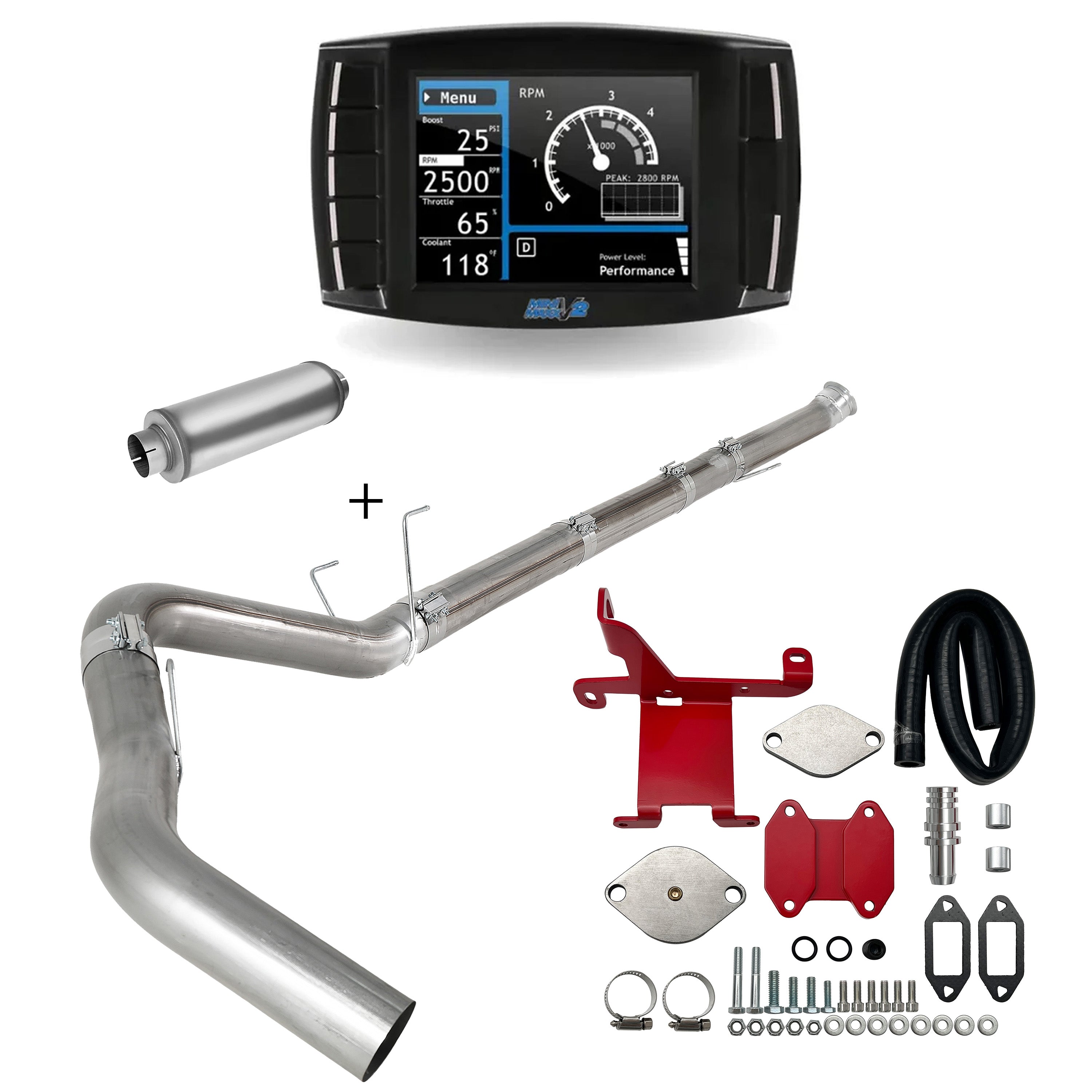 Full Delete Kit 4"/5" DPF/DEF/EGR | 2019-2021 Ram Cummins 6.7L