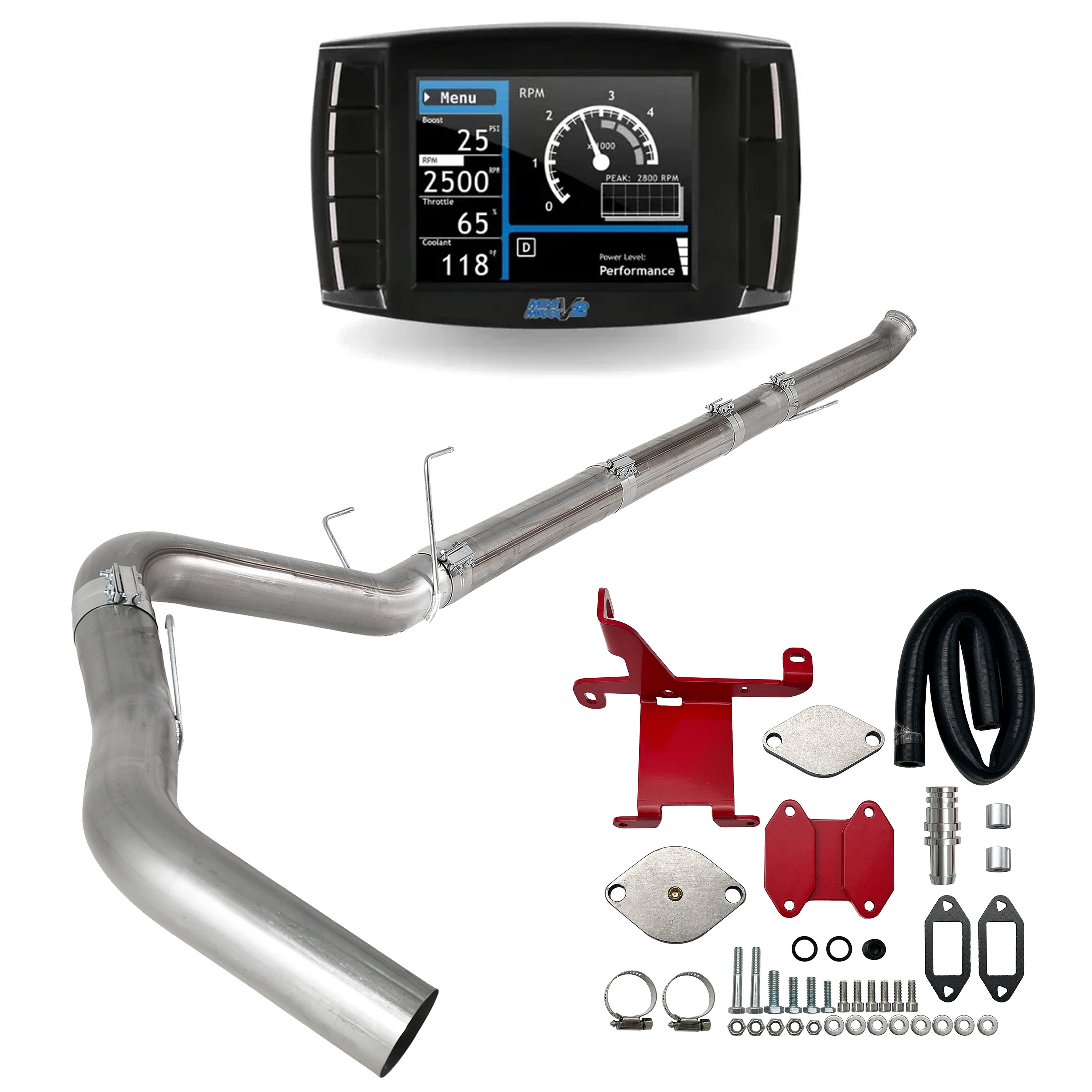 Full Delete Kit 4"/5" DPF/DEF/EGR | 2019-2021 Ram Cummins 6.7L