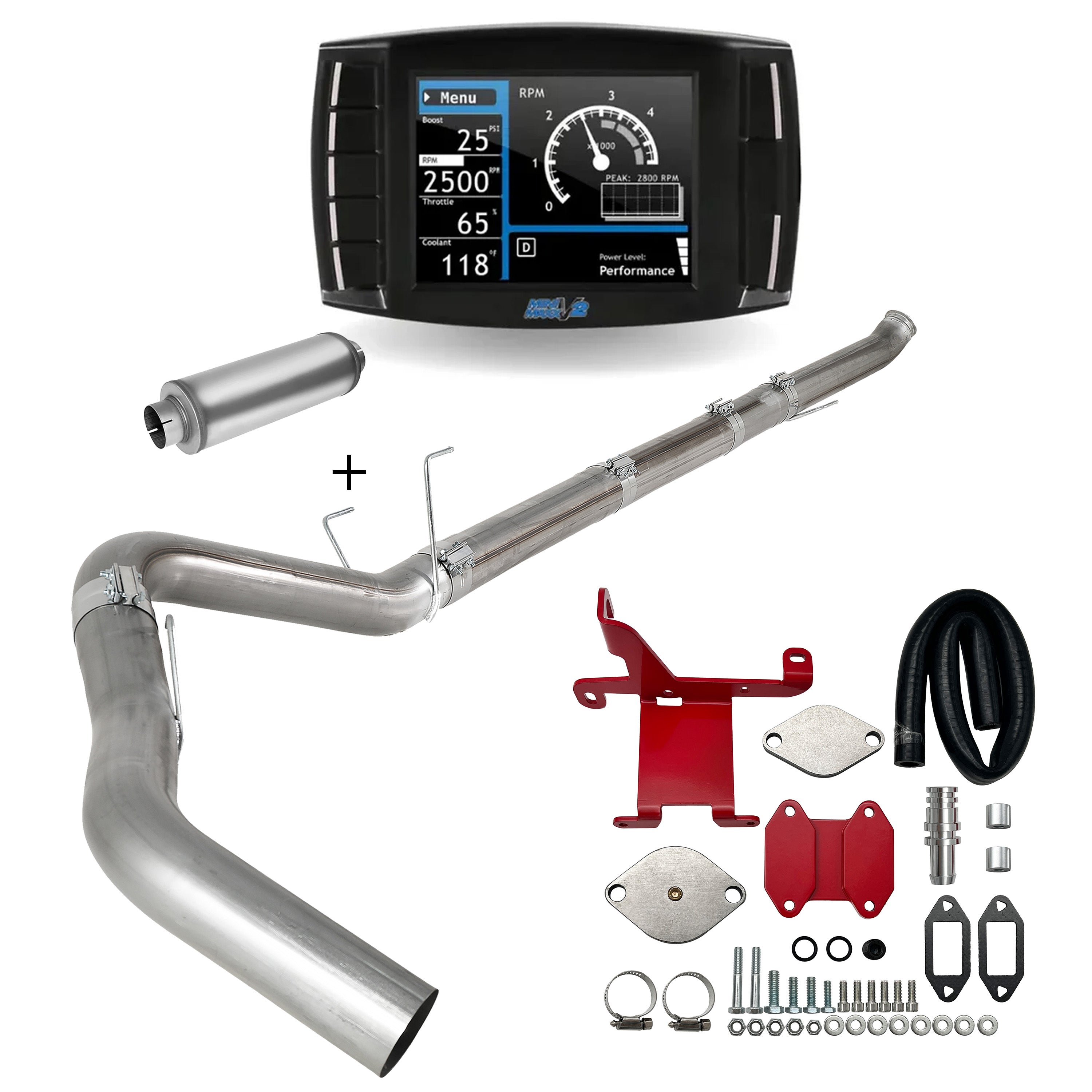 Full Delete Kit 4"/5" DPF/DEF/EGR | 2019-2021 Ram Cummins 6.7L
