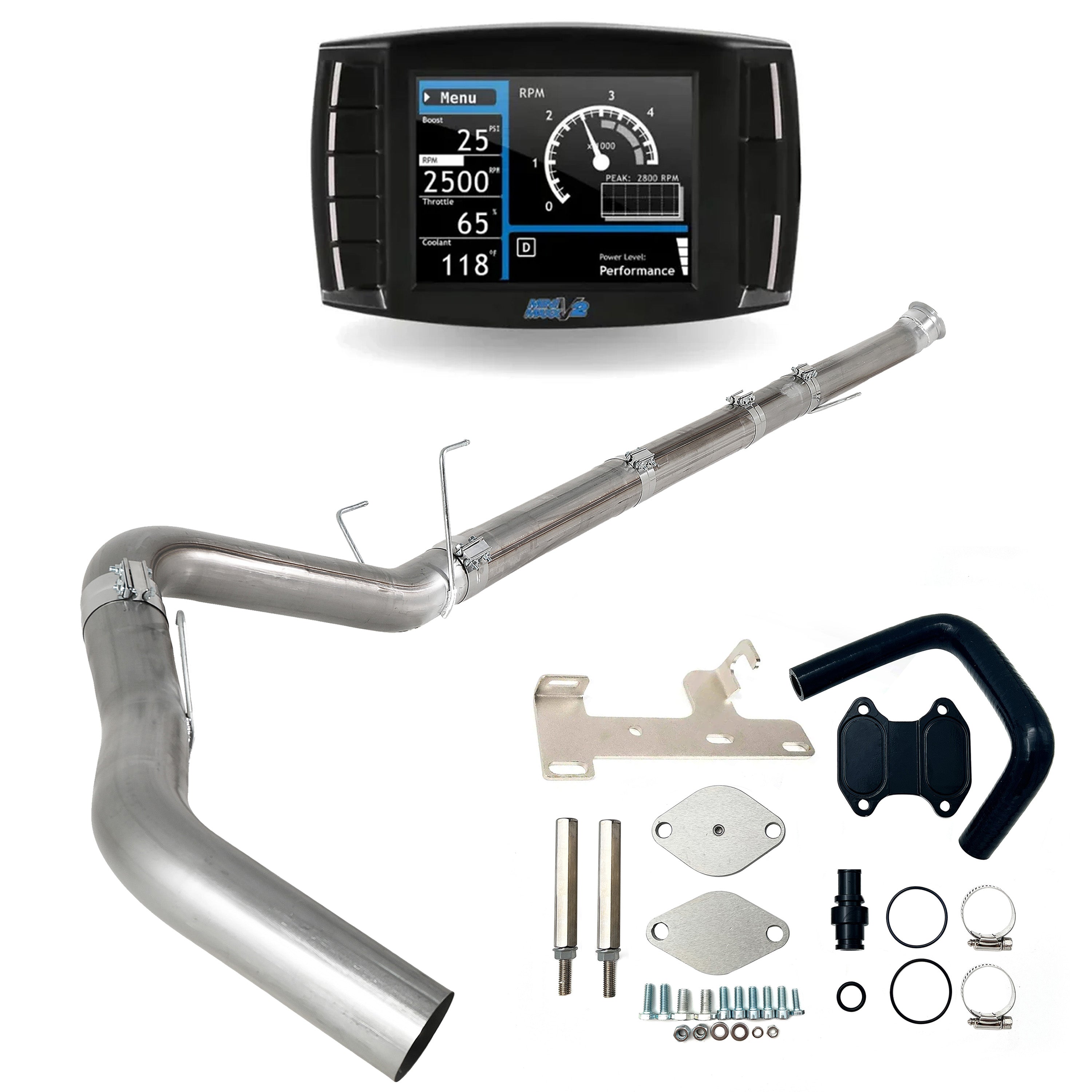 Full Delete Kit 4"/5" DPF/DEF/EGR | 2019-2021 Ram Cummins 6.7L