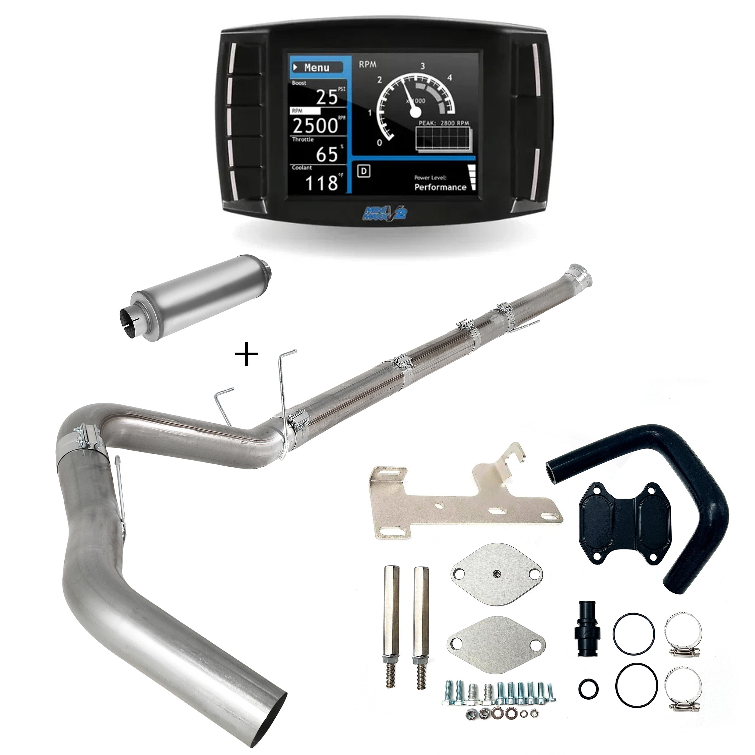 Full Delete Kit 4"/5" DPF/DEF/EGR | 2019-2021 Ram Cummins 6.7L
