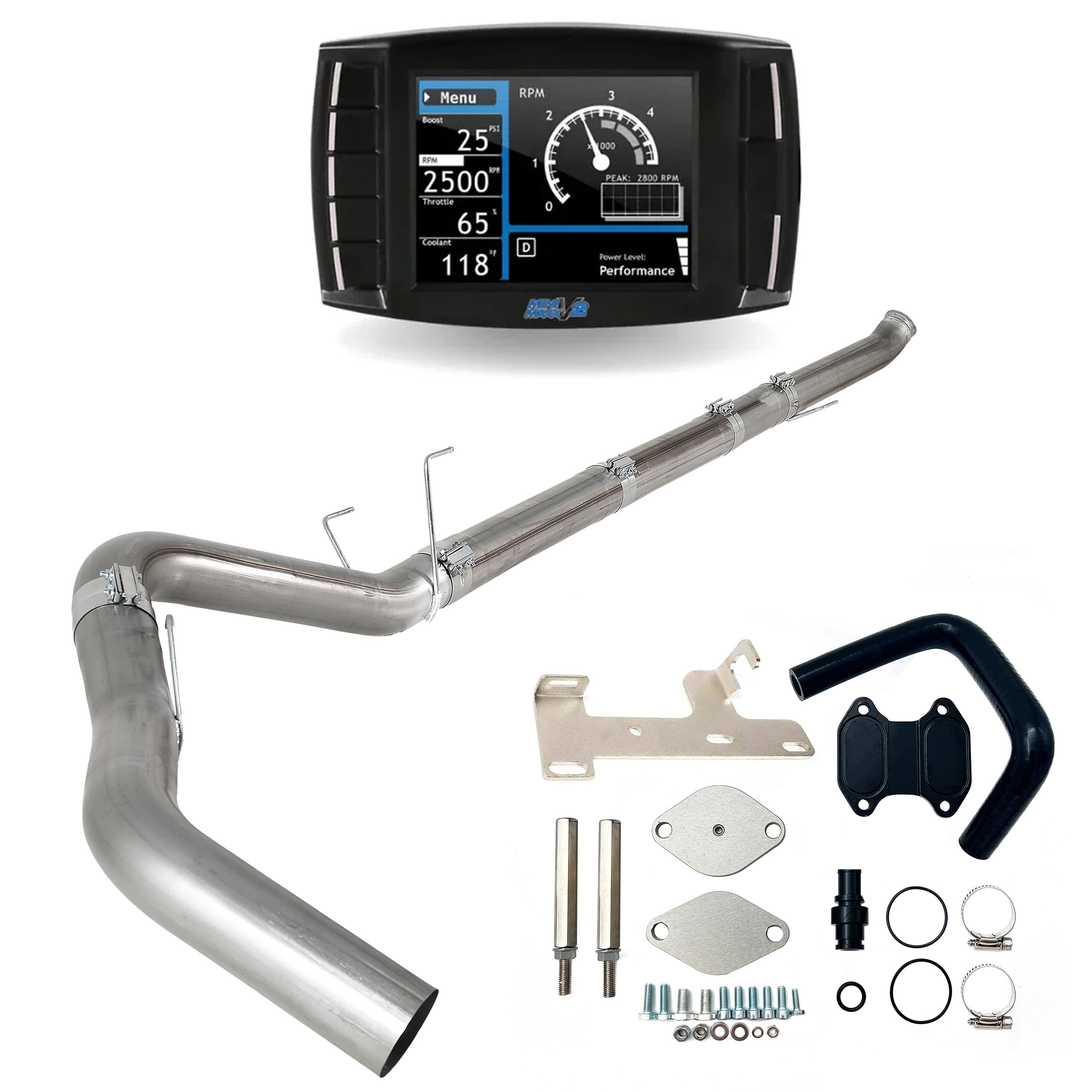 Full Delete Kit 4"/5" DPF/DEF/EGR | 2019-2021 Ram Cummins 6.7L