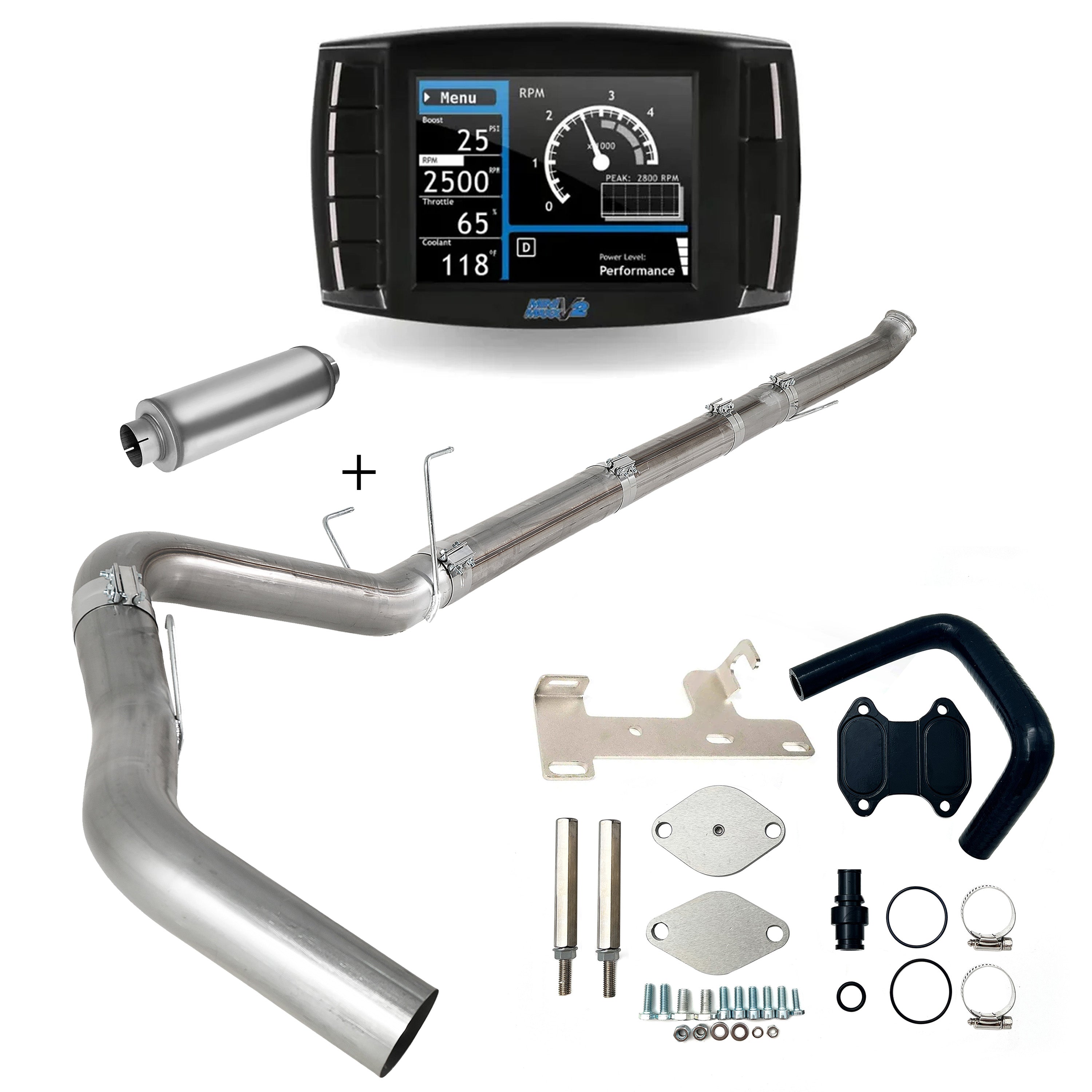 Full Delete Kit 4"/5" DPF/DEF/EGR | 2019-2021 Ram Cummins 6.7L