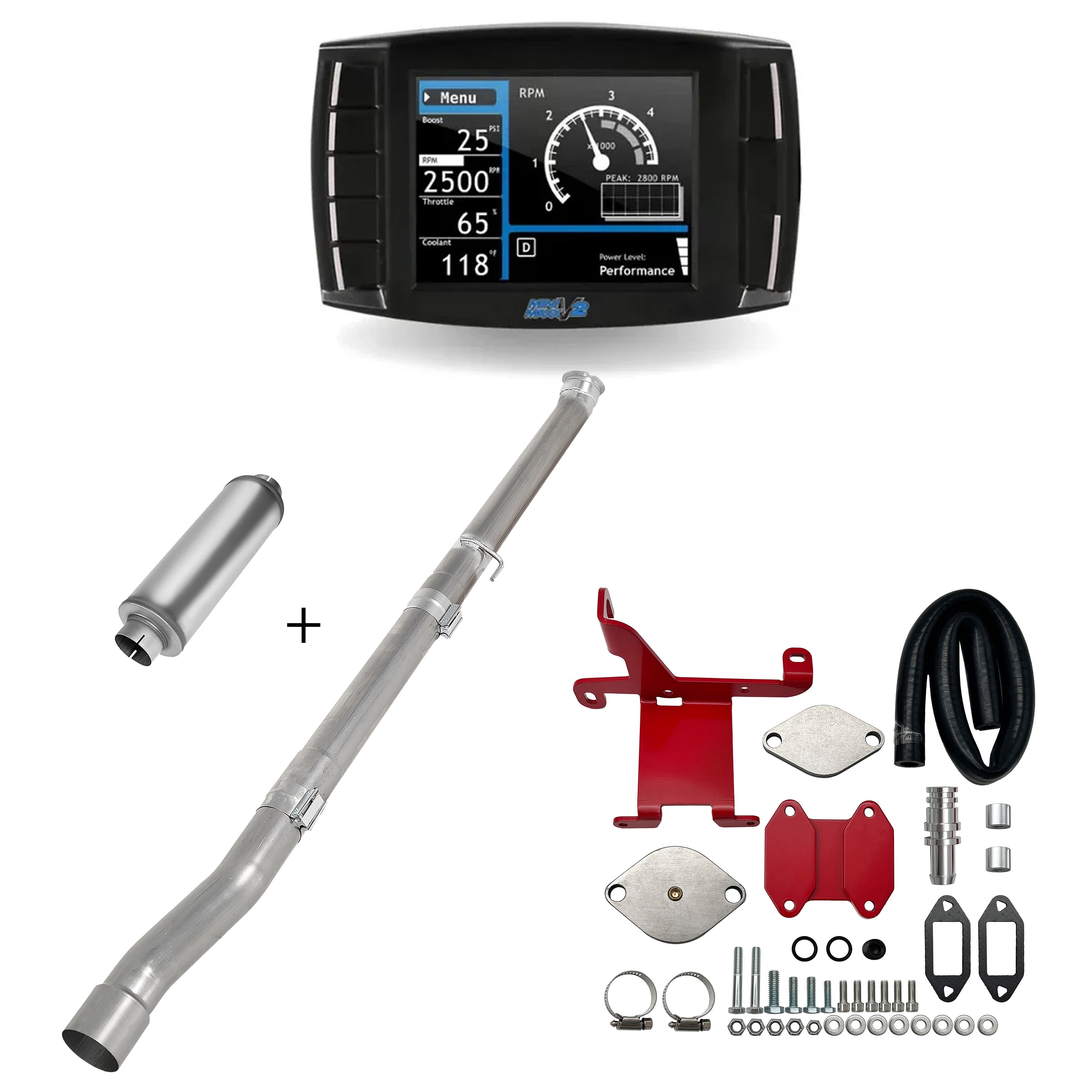 Full Delete Kit 4"/5" DPF/DEF/EGR | 2019-2021 Ram Cummins 6.7L