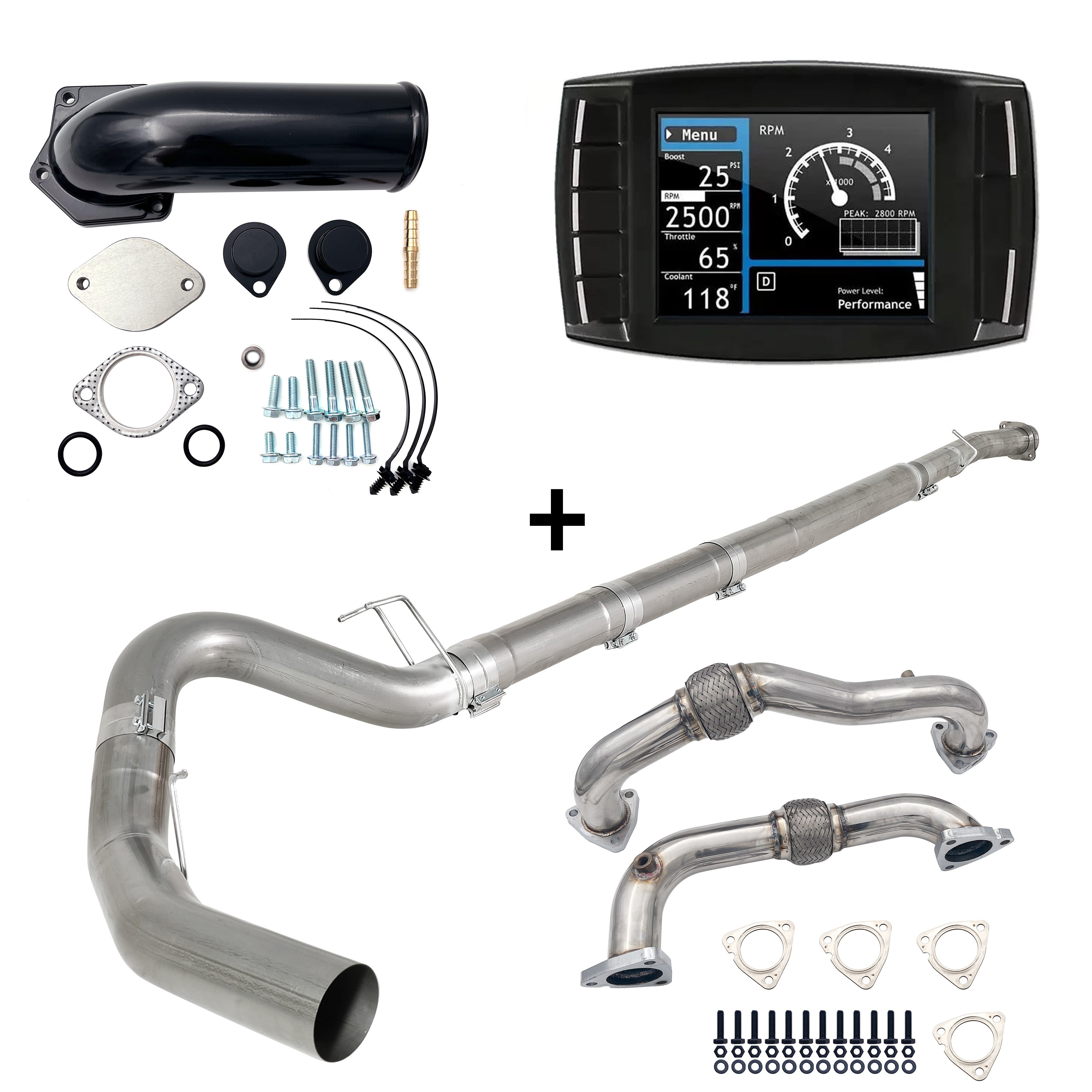 Full Delete Kit 5" DPF/DEF/EGR | 2008-2010 Ford Powerstroke 6.4L