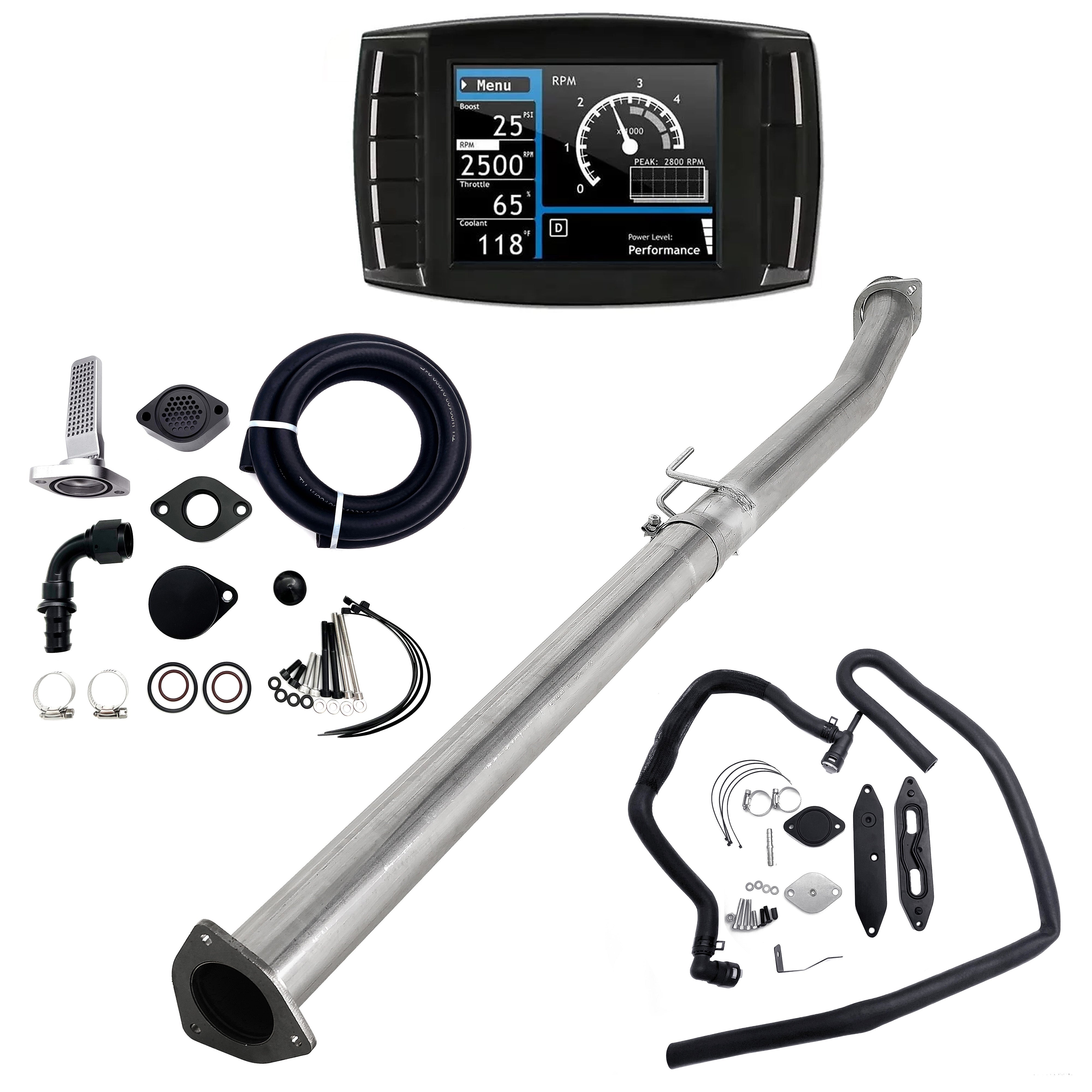 Full Delete Kit 4" DPF/DEF/EGR/CCV | 2011-2019 Ford Powerstroke 6.7L