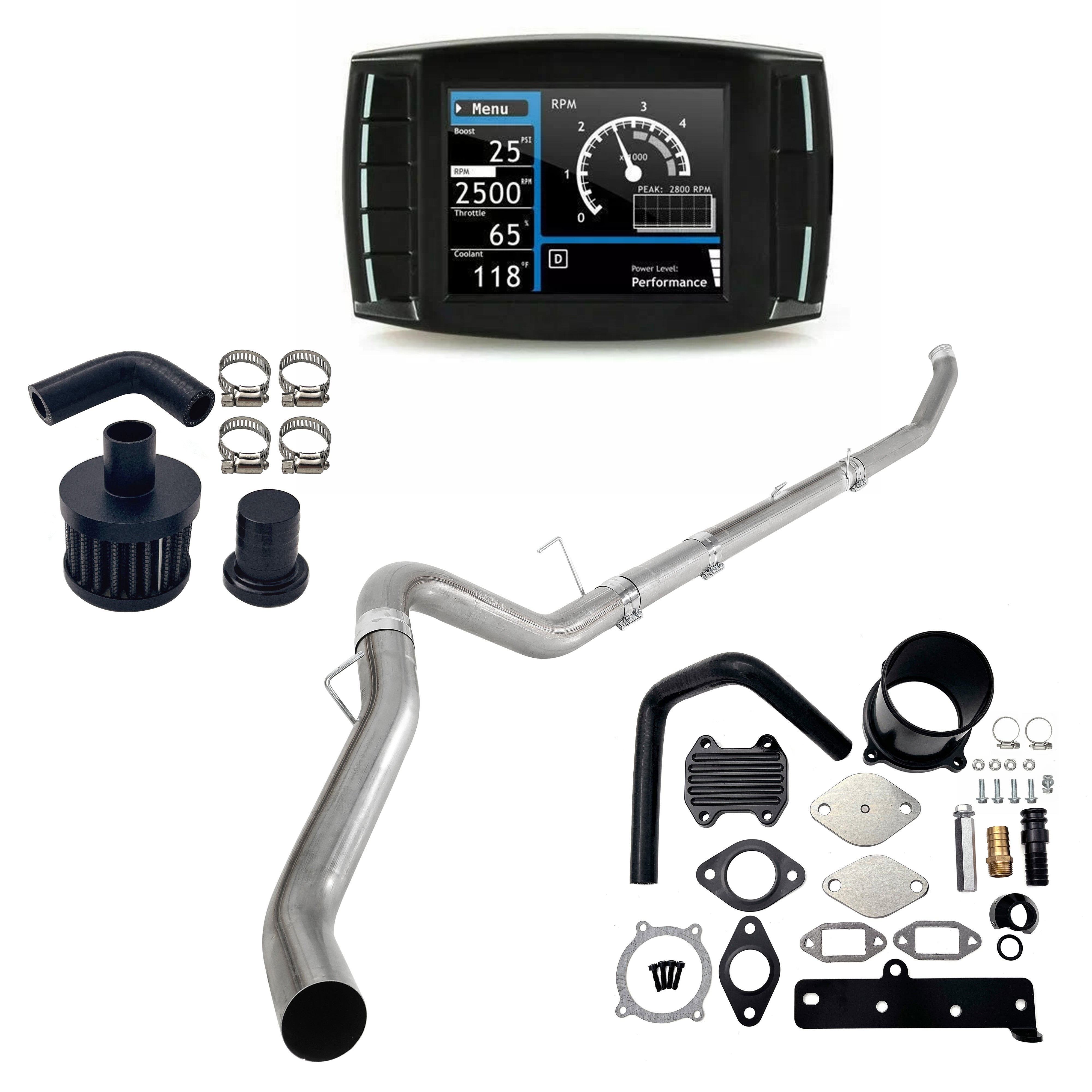 Full Delete Kit 5" DPF/DEF/EGR/CCV | 2013-2018 Ram Cummins 6.7L