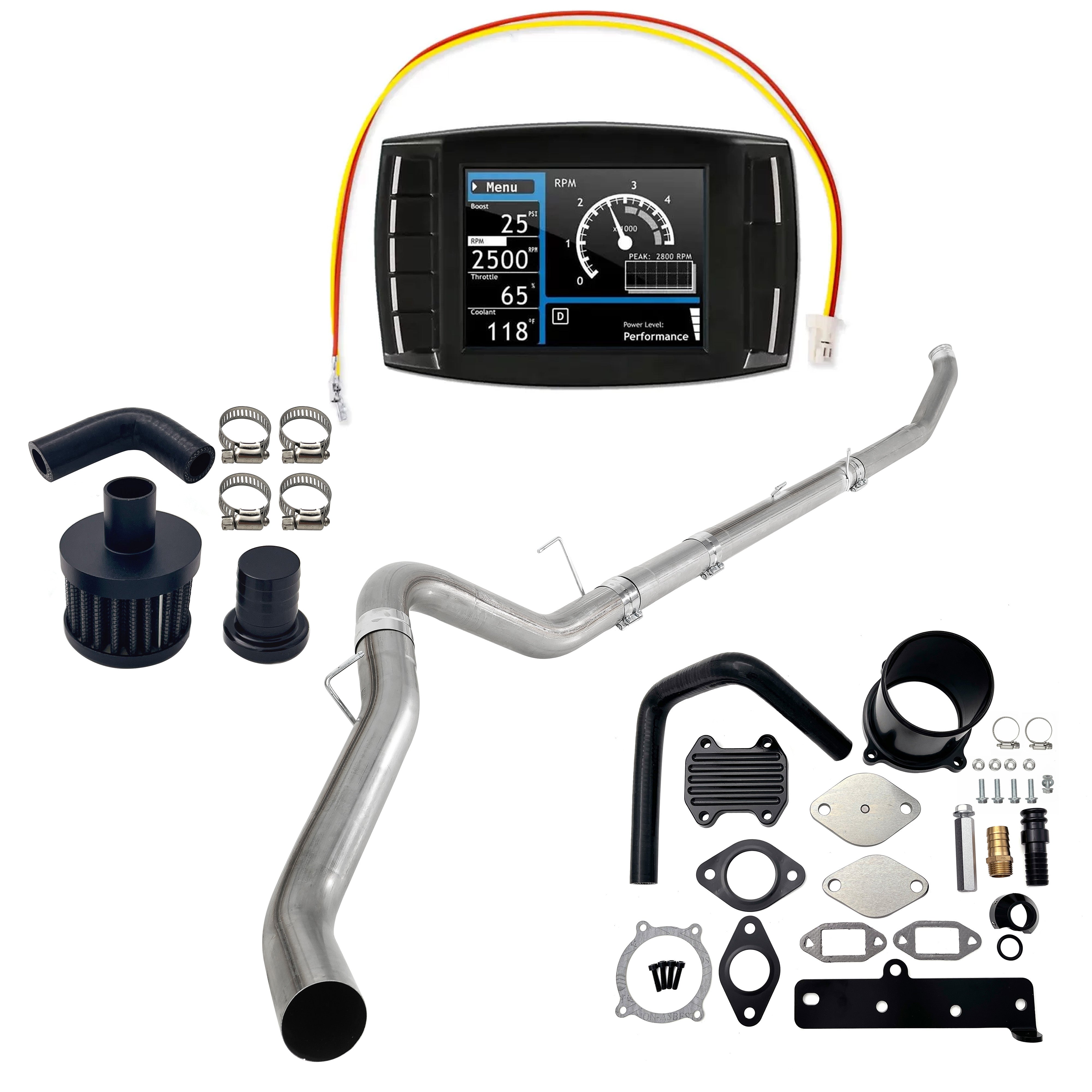 Full Delete Kit 5" DPF/DEF/EGR/CCV | 2013-2018 Ram Cummins 6.7L