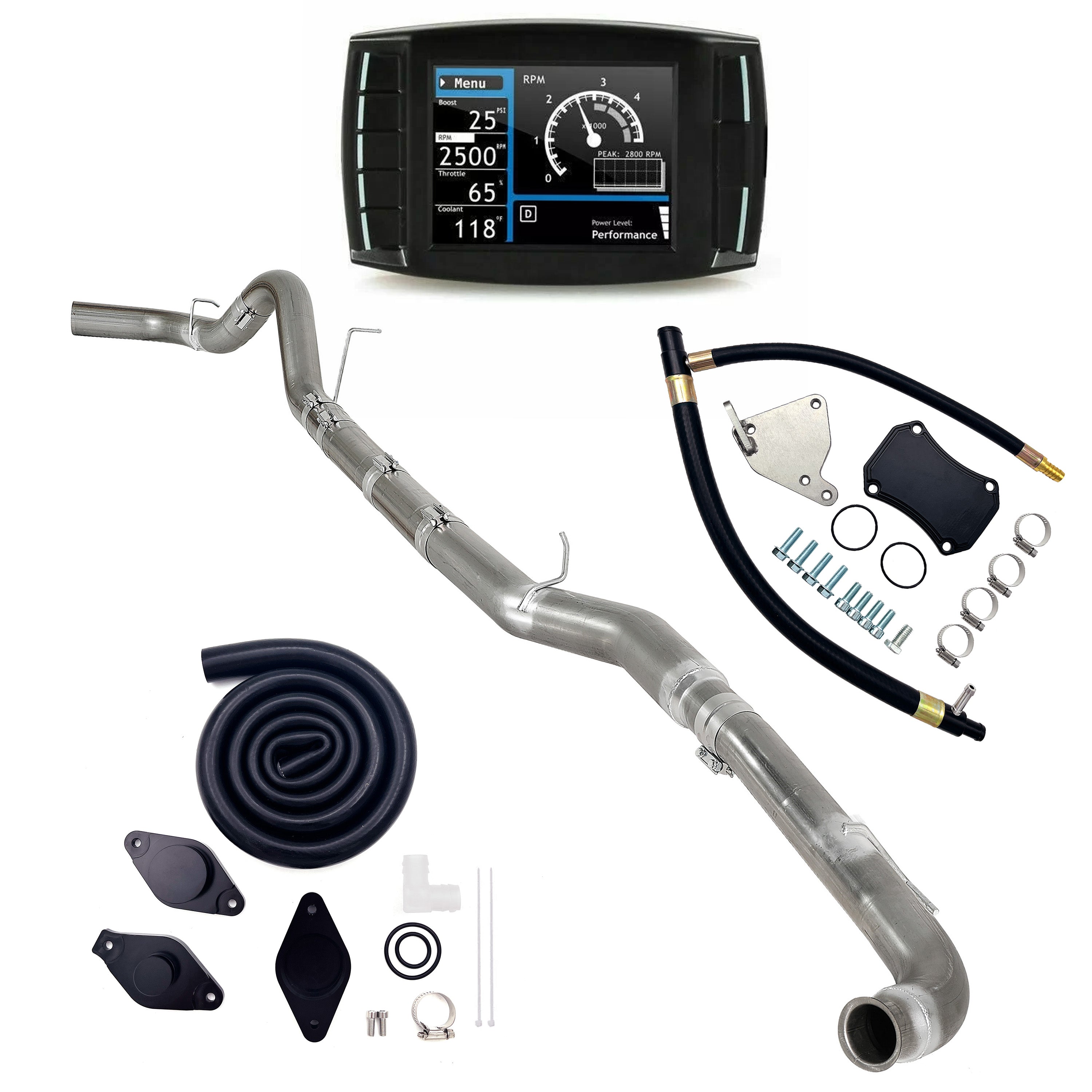 Full Delete Kit 4" DPF/CCV/DEF/EGR | 2011-2015 GM/Chevy Duramax LML 6.6L