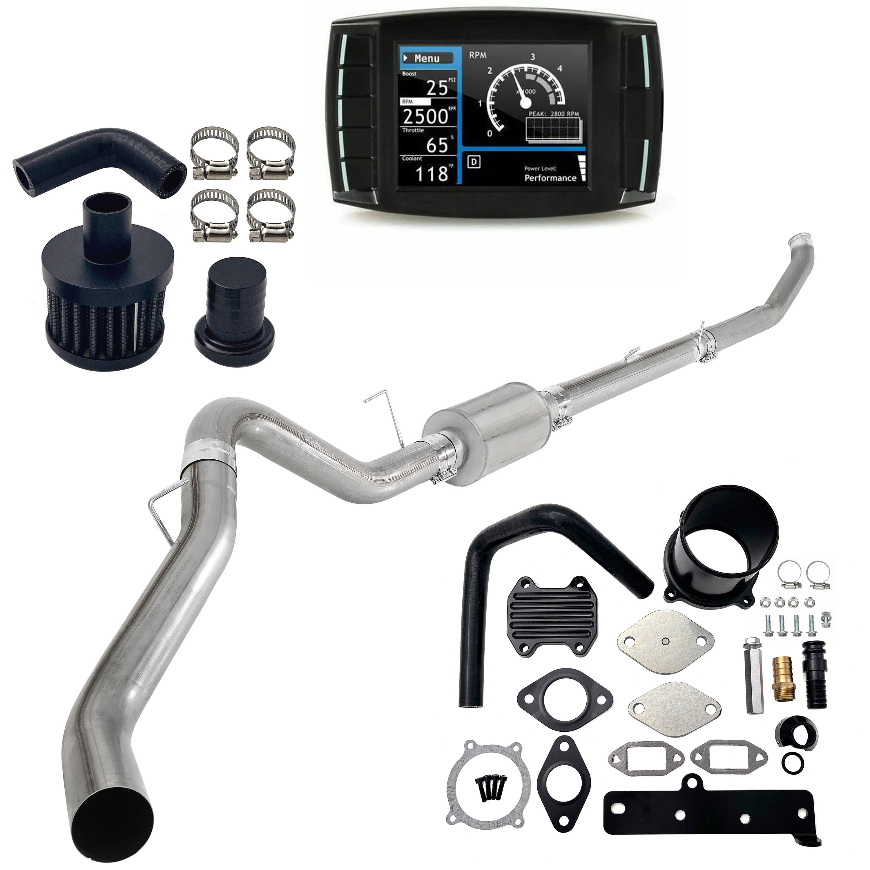 Full Delete Kit 5" DPF/DEF/EGR/CCV | 2013-2018 Ram Cummins 6.7L