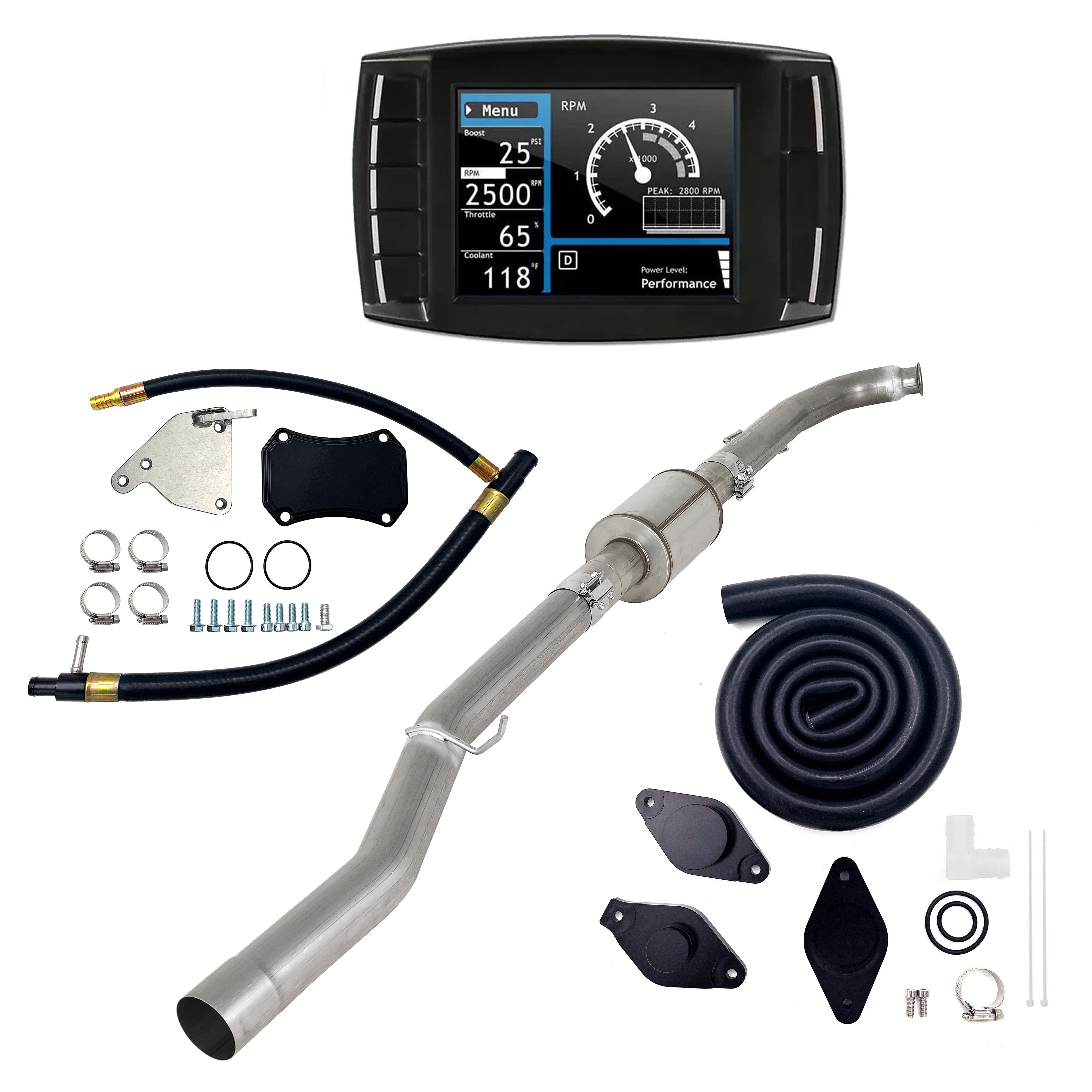 Full Delete Kit 4" DPF/DEF/EGR/CCV/ | 2011-2015 GM/Chevy Duramax LML 6.6L