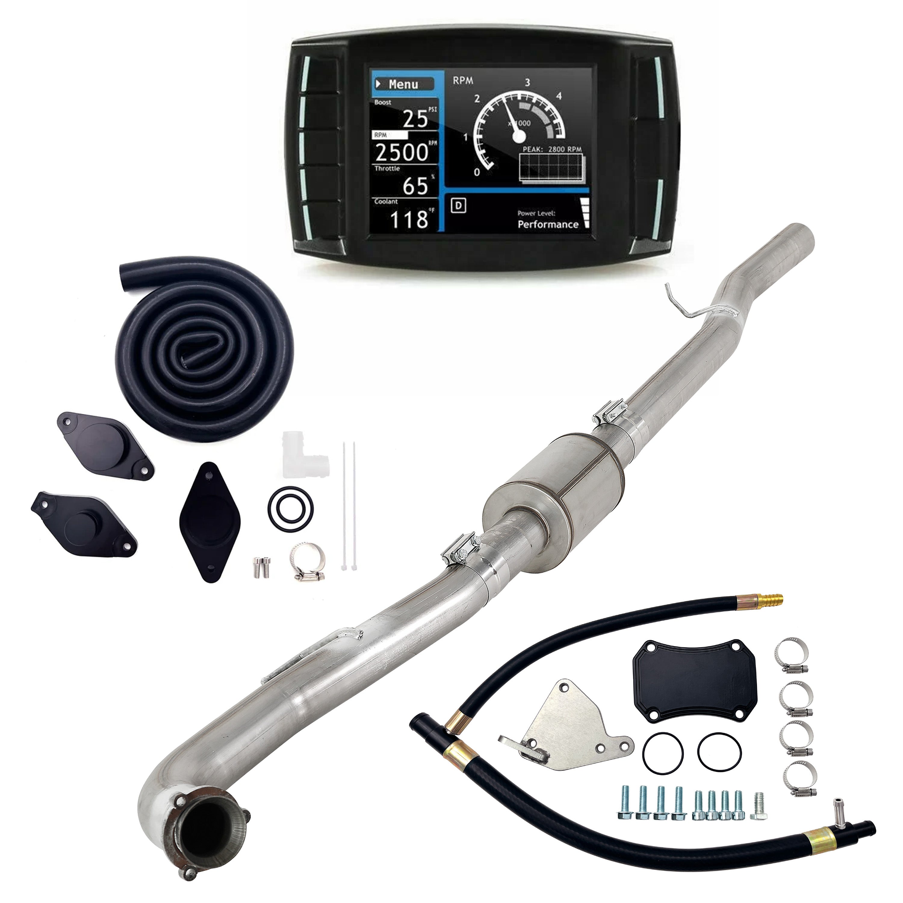 Full Delete Kit 4" DPF/DEF/EGR/CCV/ | 2015.5-2016 GM/Chevy Duramax LML 6.6L