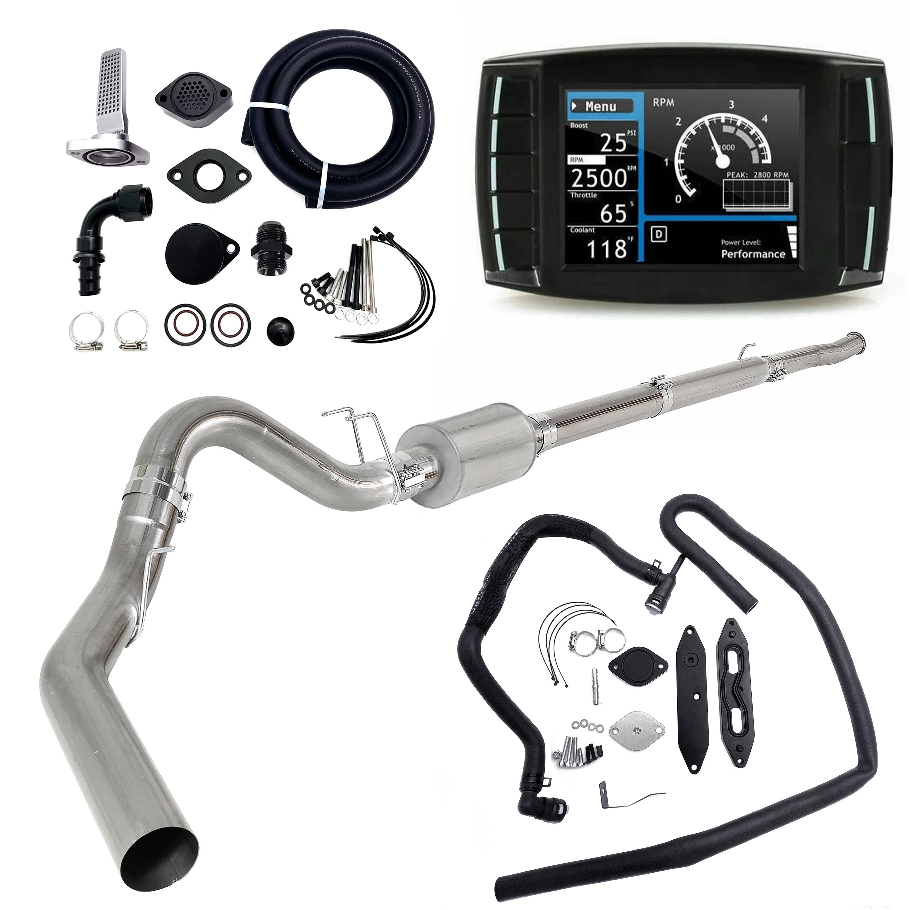 Full Delete Kit 5" DPF/DEF/EGR/CCV/ | 2011-2019 Ford Powerstroke 6.7L