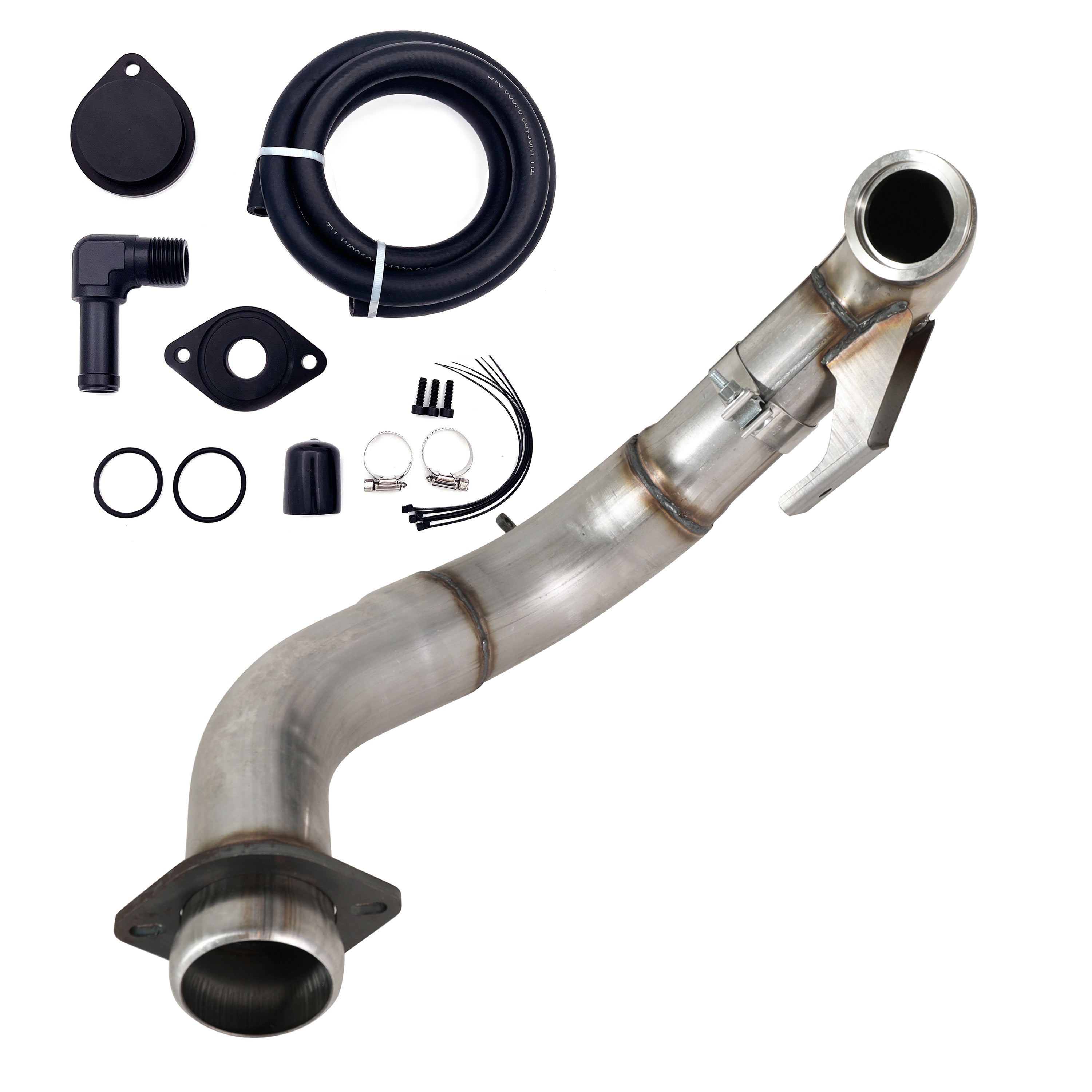 4" Downpipe| EGR Delete Kit | 2015-2019 Ford Powerstroke 6.7L