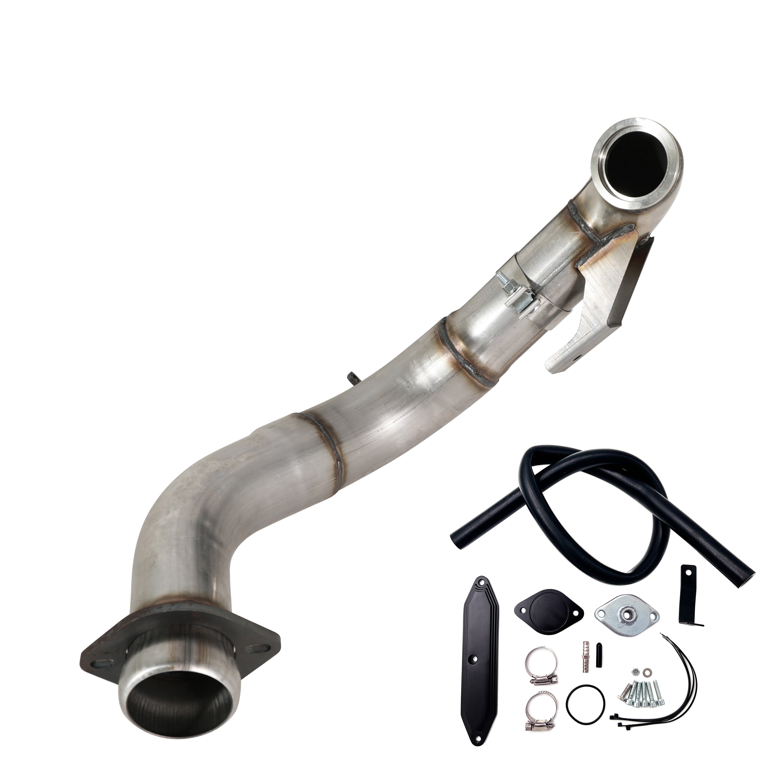 4" Downpipe| EGR Delete Kit | 2015-2019 Ford Powerstroke 6.7L