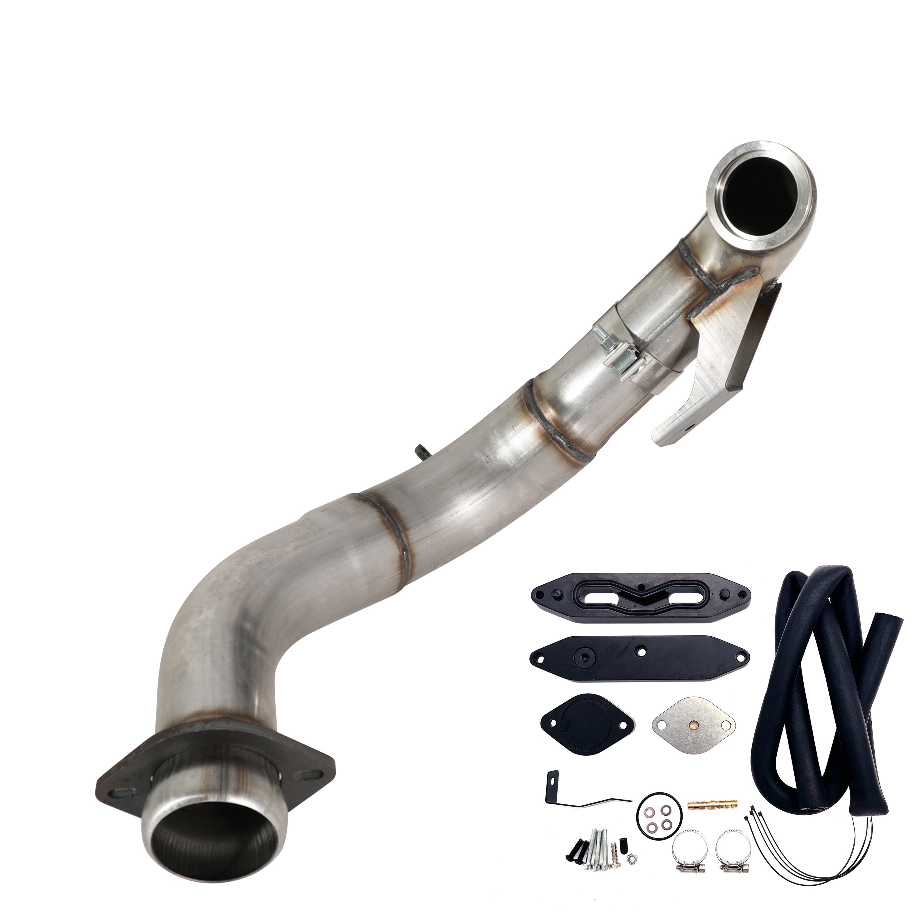 4" Downpipe| EGR Delete Kit | 2015-2019 Ford Powerstroke 6.7L