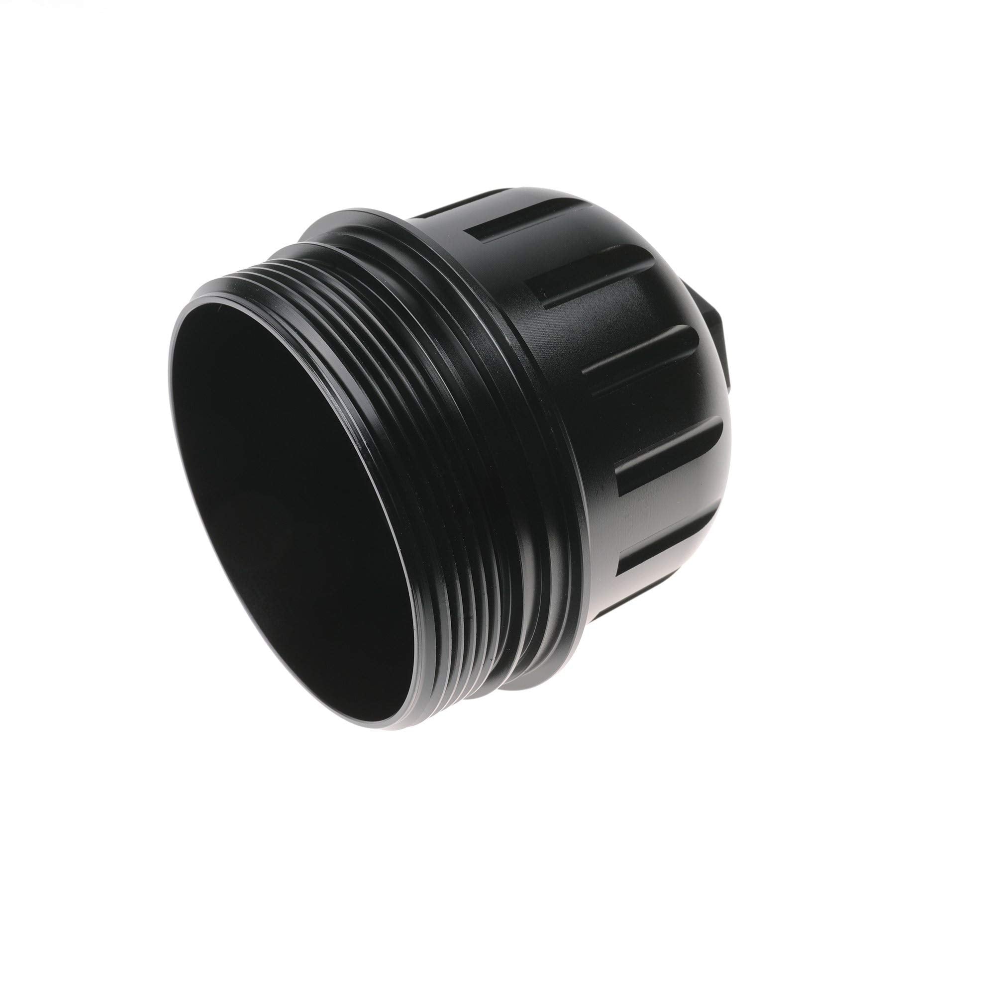 iFJF 134001 Black Fuel Filter Billet Aluminum Housing Cap for 2017-2024 GM Duramax 6.6L L5P Chevy Silverado/GMC Sierra 2500HD 3500HD