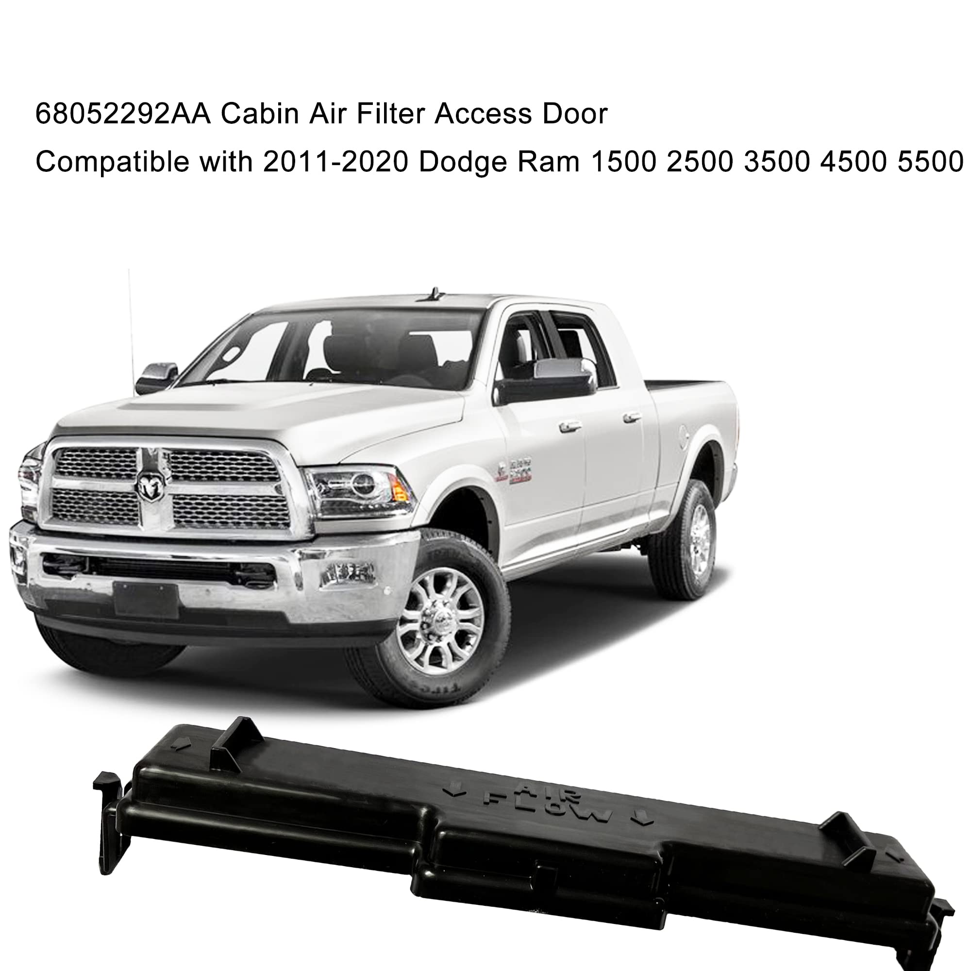 Cabin Air Filter Access Door | 2010-2024 Dodge Ram 2500-5500 6.7L