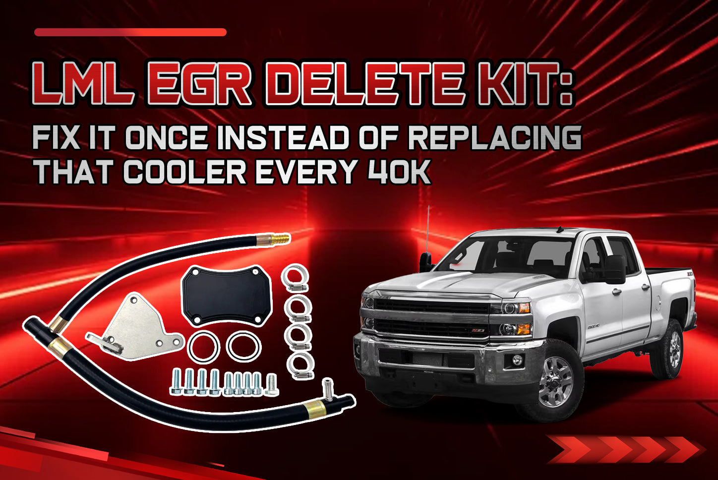 LML EGR Delete Kit: Fix It Once Instead of Replacing That Cooler Every 40K